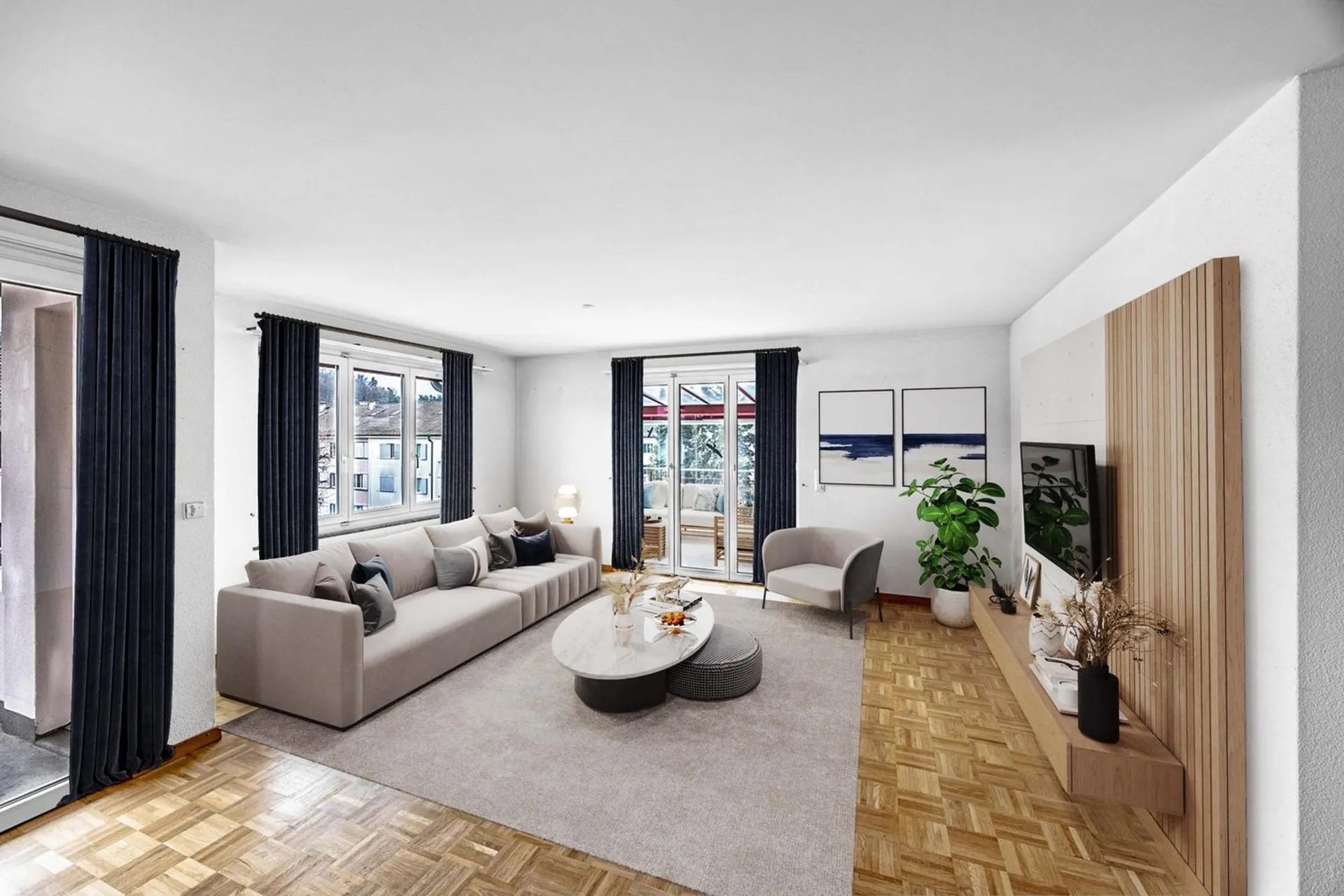 4.5-Zimmer-Wohnung mit LIFT, Wintergarten und Balkon