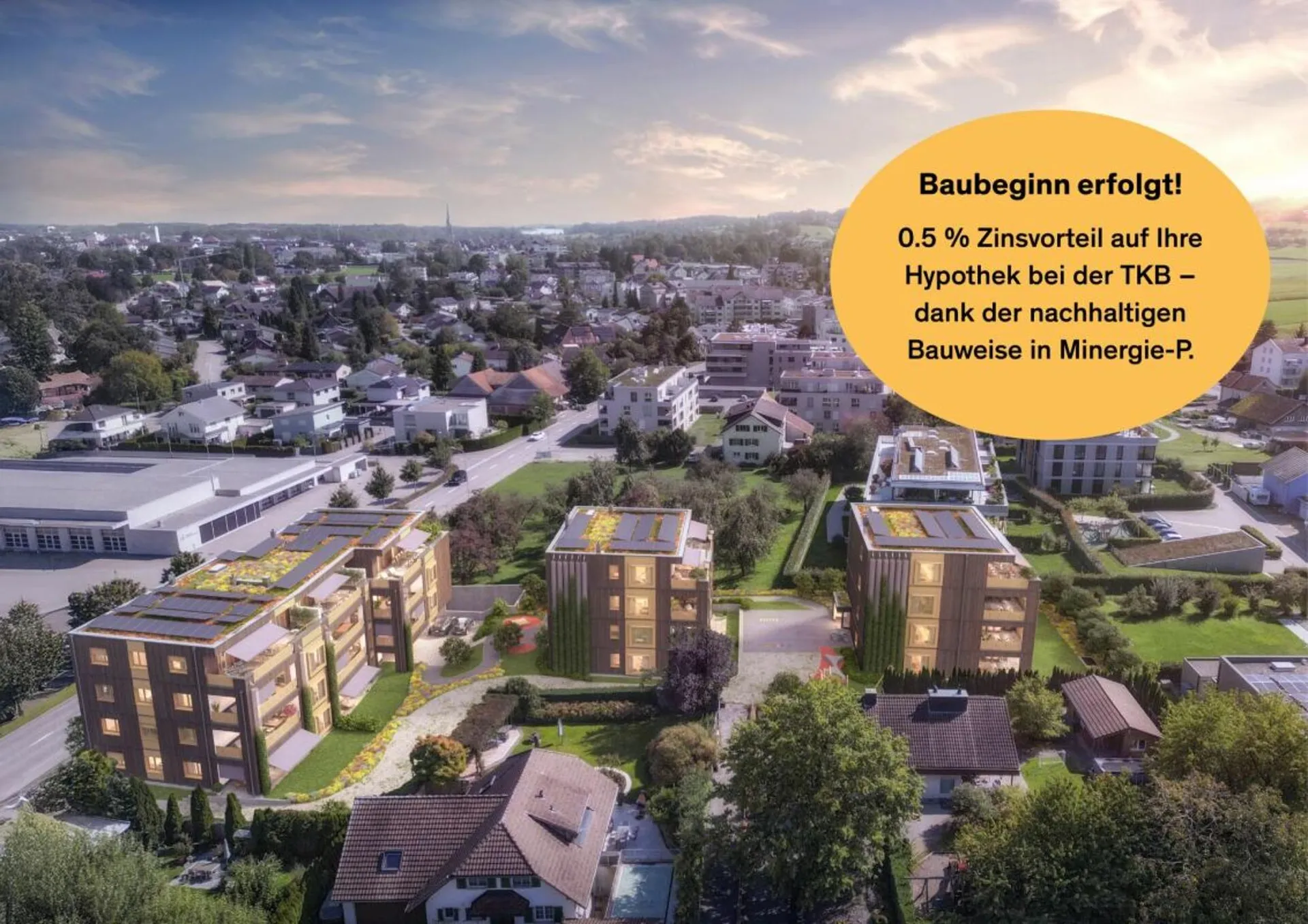 Neubauprojekt «Fliedergarten» - modernes Wohnen mit Stil und Nachhaltigkeit - hochwertige Gartenwohnung