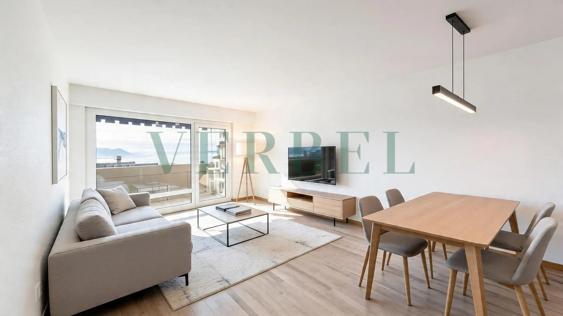 Bel appartement rénové de 3.5 pièces avec magnifique vue sur le lac