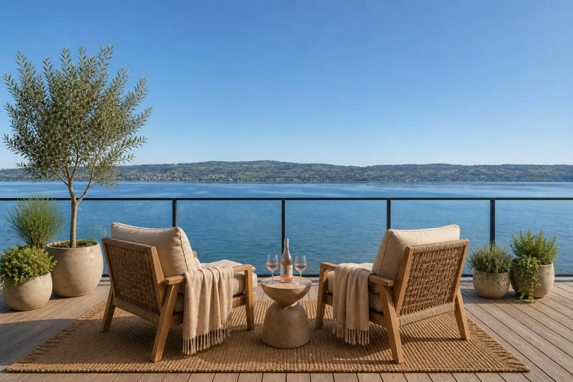 3.5-Zi-Attika-Maisonette am Ufer des Zürichsees