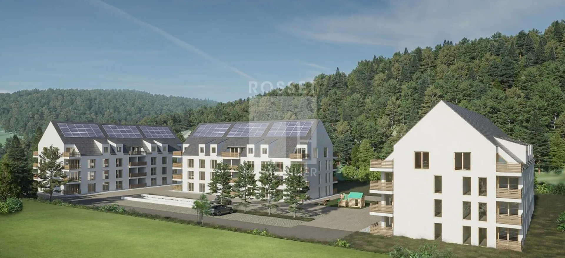 Appartements neufs de 3½ pièces d'environ 77 ou 83 m²