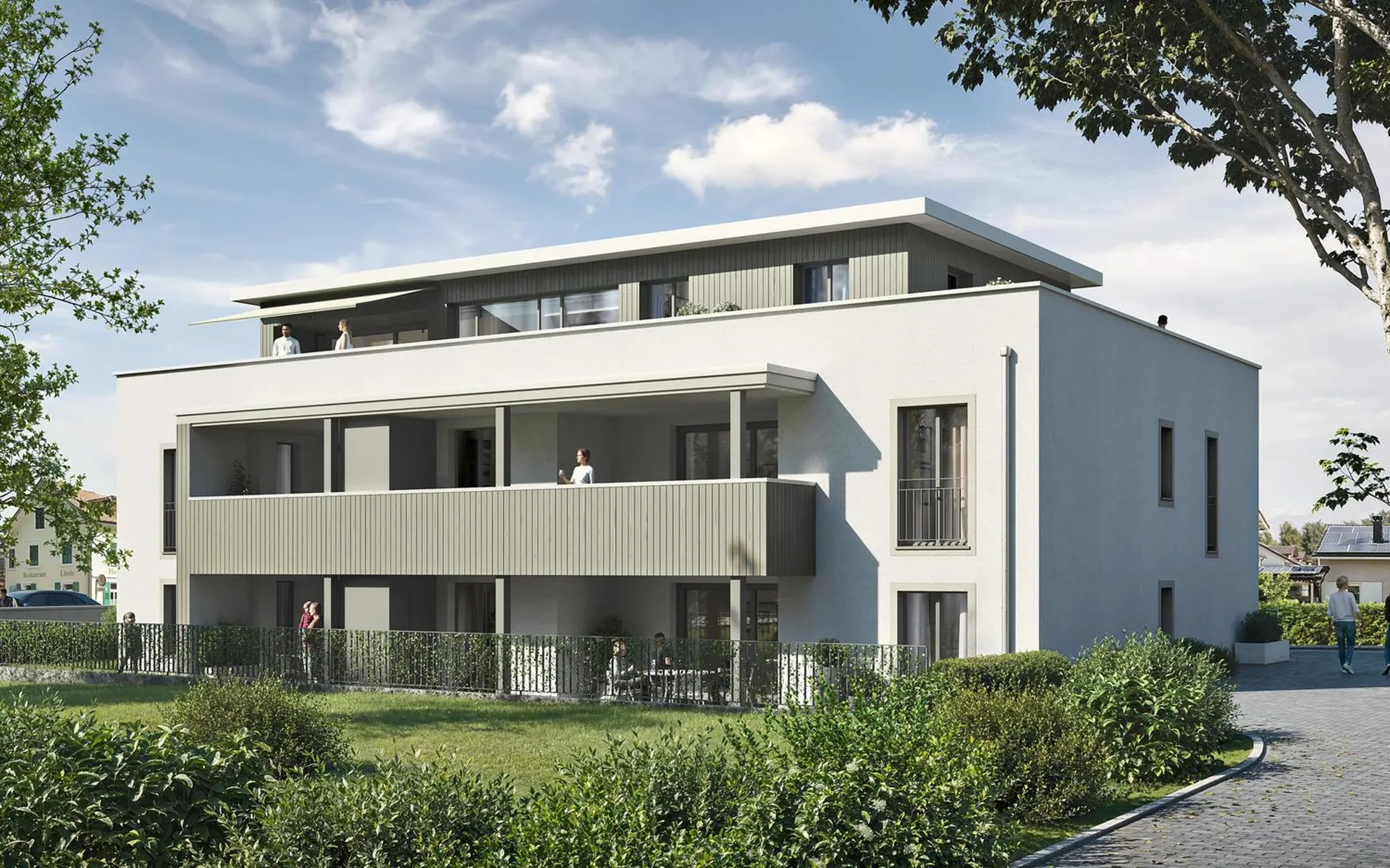 Neubau: Moderne 4.5 Zimmer-Wohnung im 1. Obergeschoss