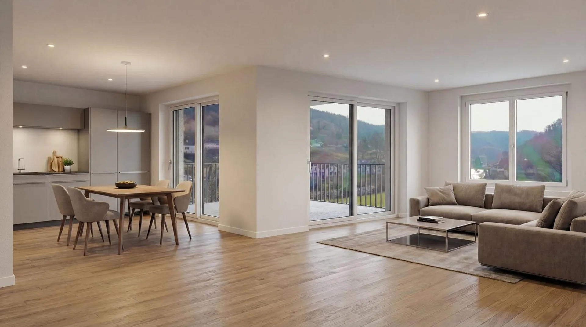 Appartement neuf, labellisé Minergie-P, de 4.5 pièces à St-Ursanne (n° 1.2)