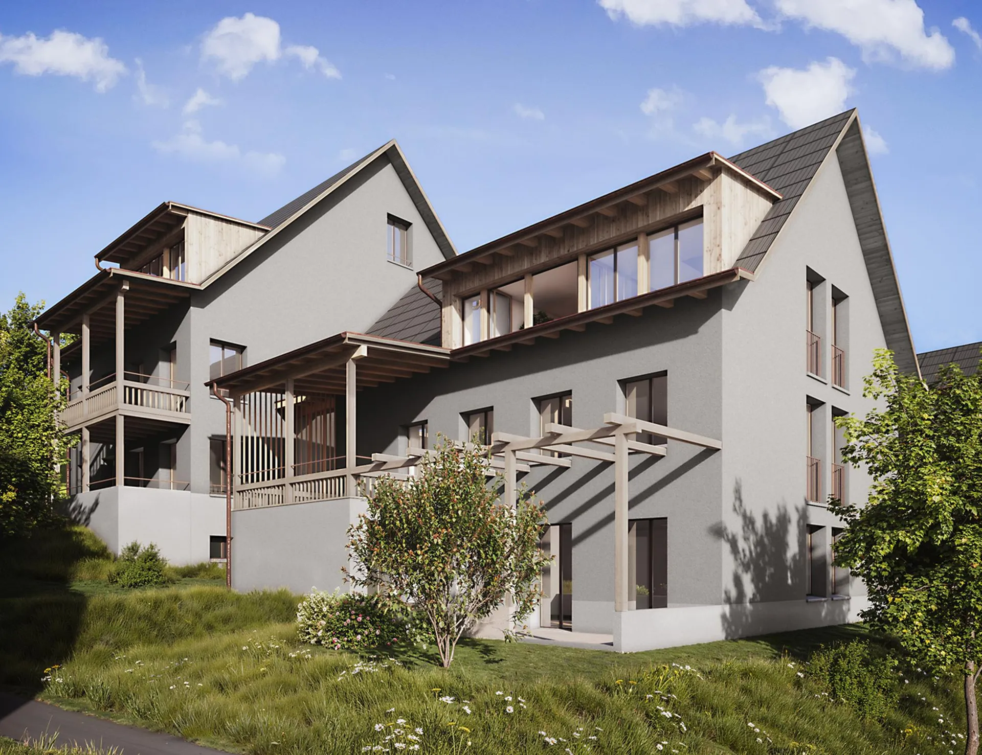 4.5-Zimmer-Gartenwohnung mit direktem Zugang ins Grüne