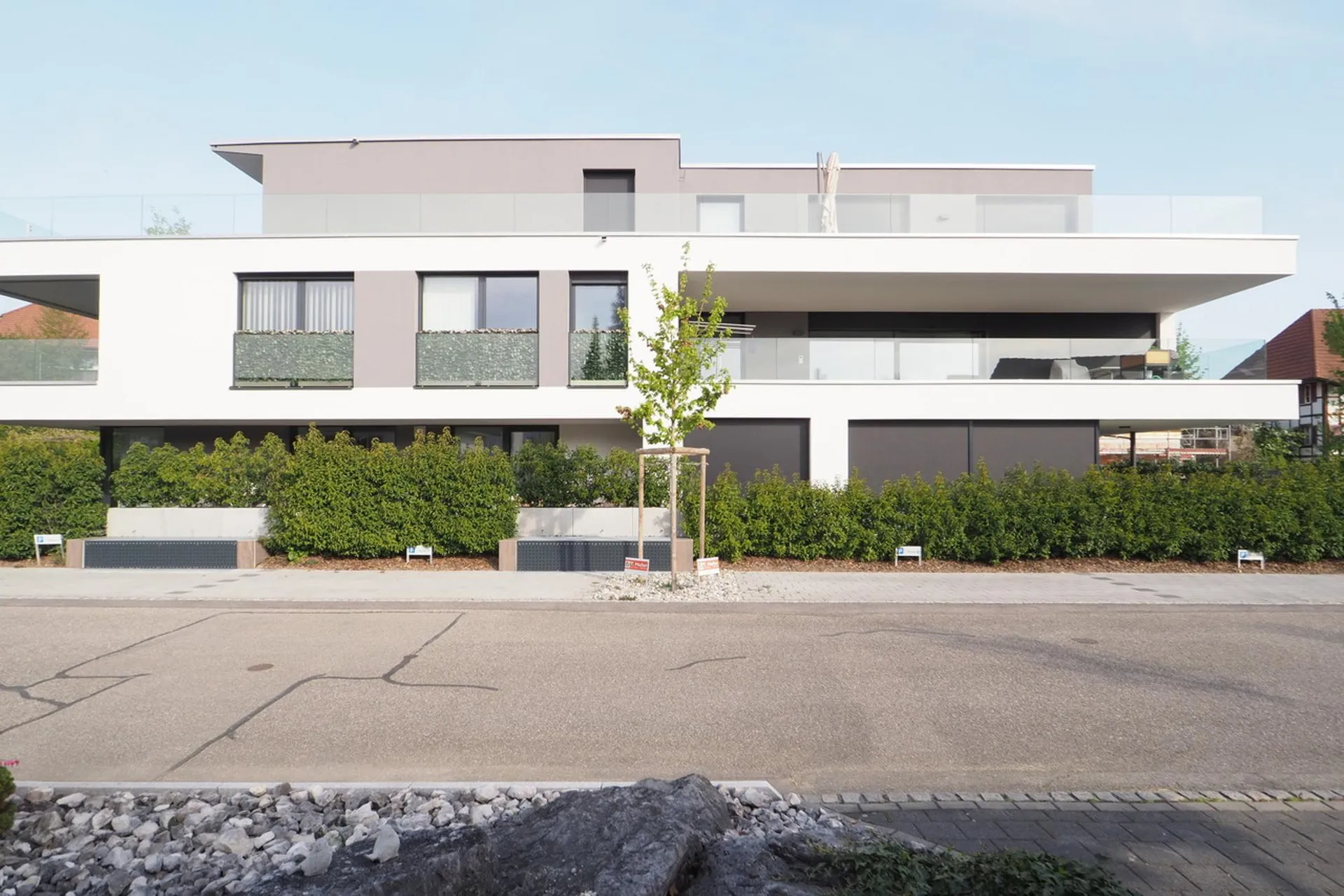 Moderne Designer-Attikawohnung mit Aussichtsterrasse