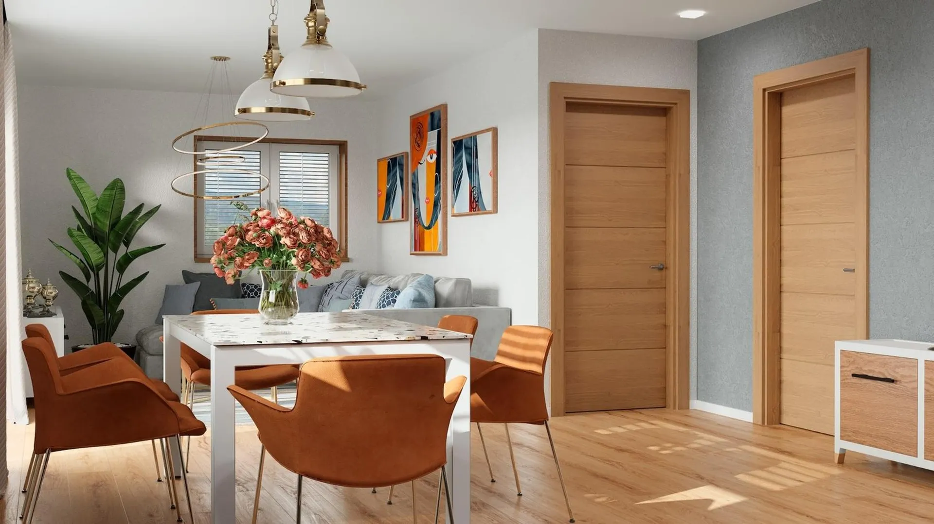 Neubau - Wohnung mit 2 Terrassen in MFH - ruhig und nachhaltig