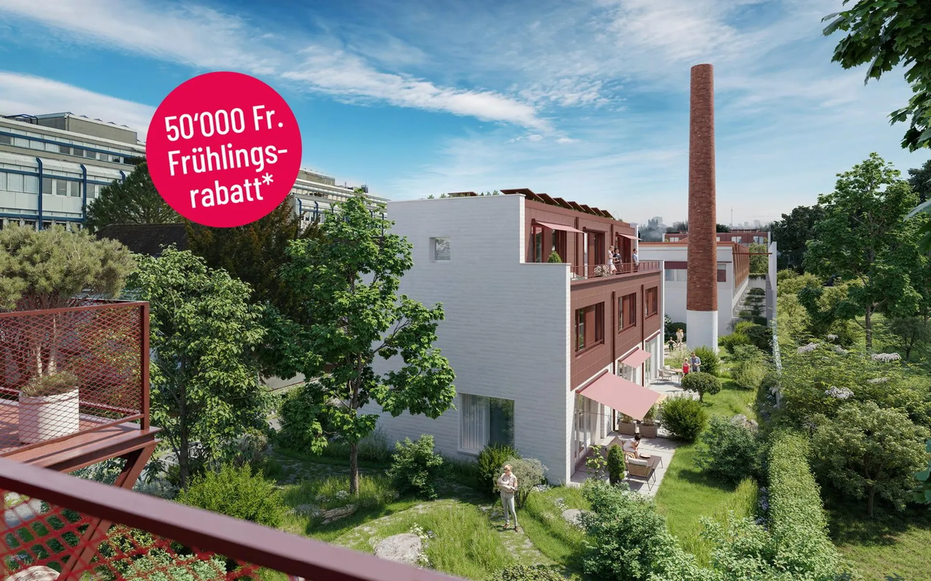 Grün. Privat. Urban. - Eigentumswohnungen und Reihenhäuser