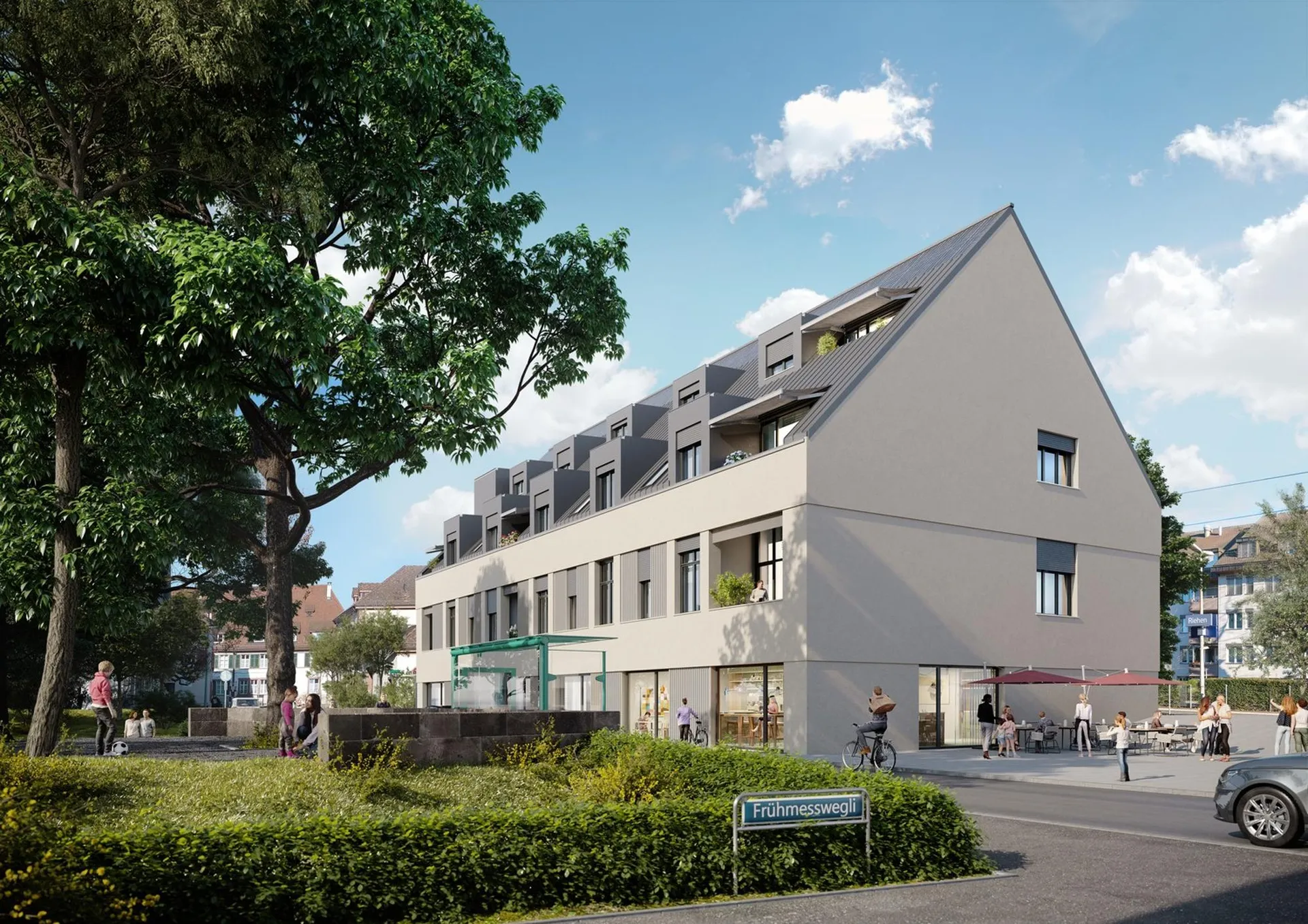 Zuhause mit Aussicht im grünen Dorf Riehen