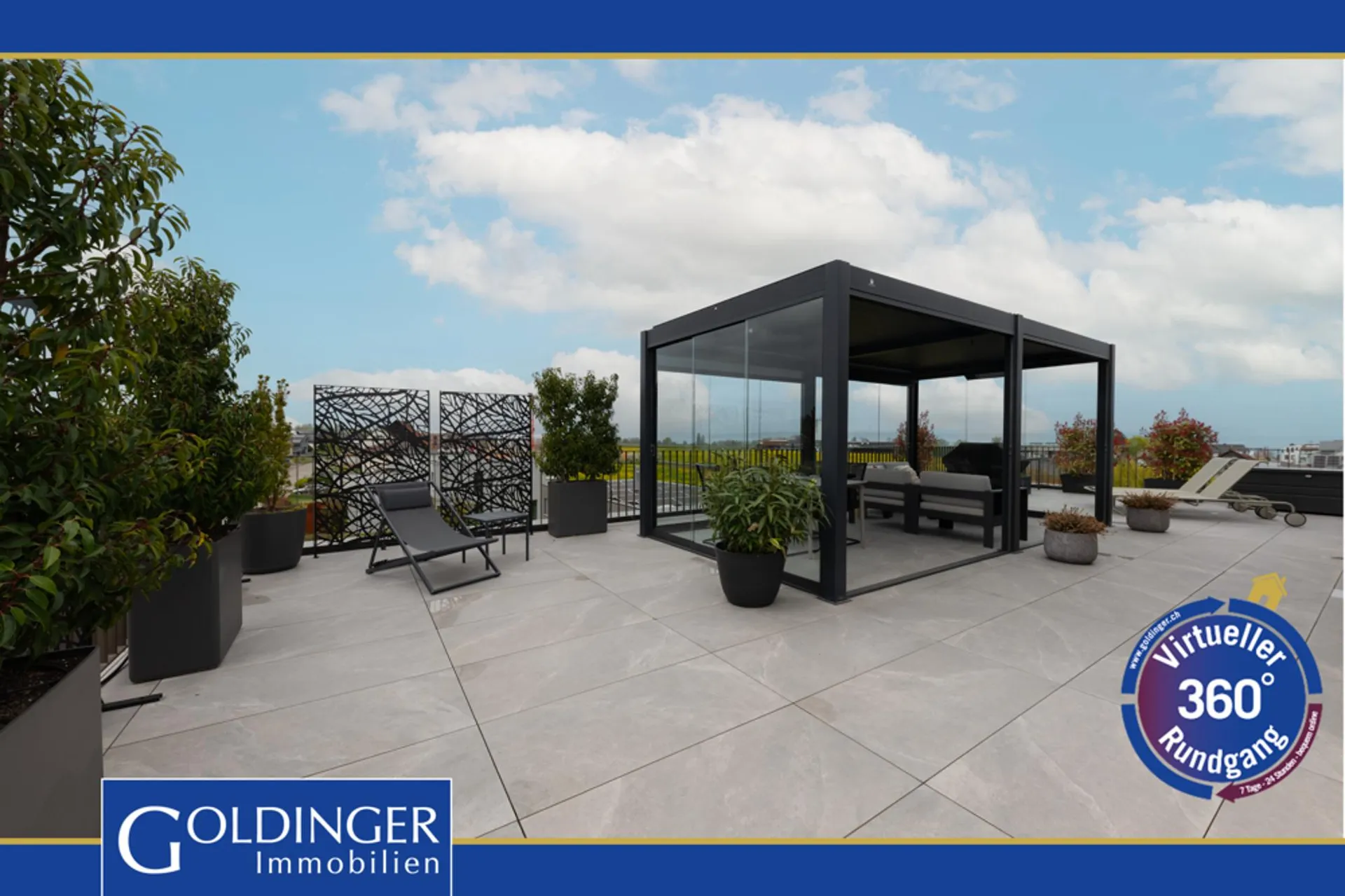 Attikawohnung der Extraklasse  Lifestyle Terrasse mit Seesicht