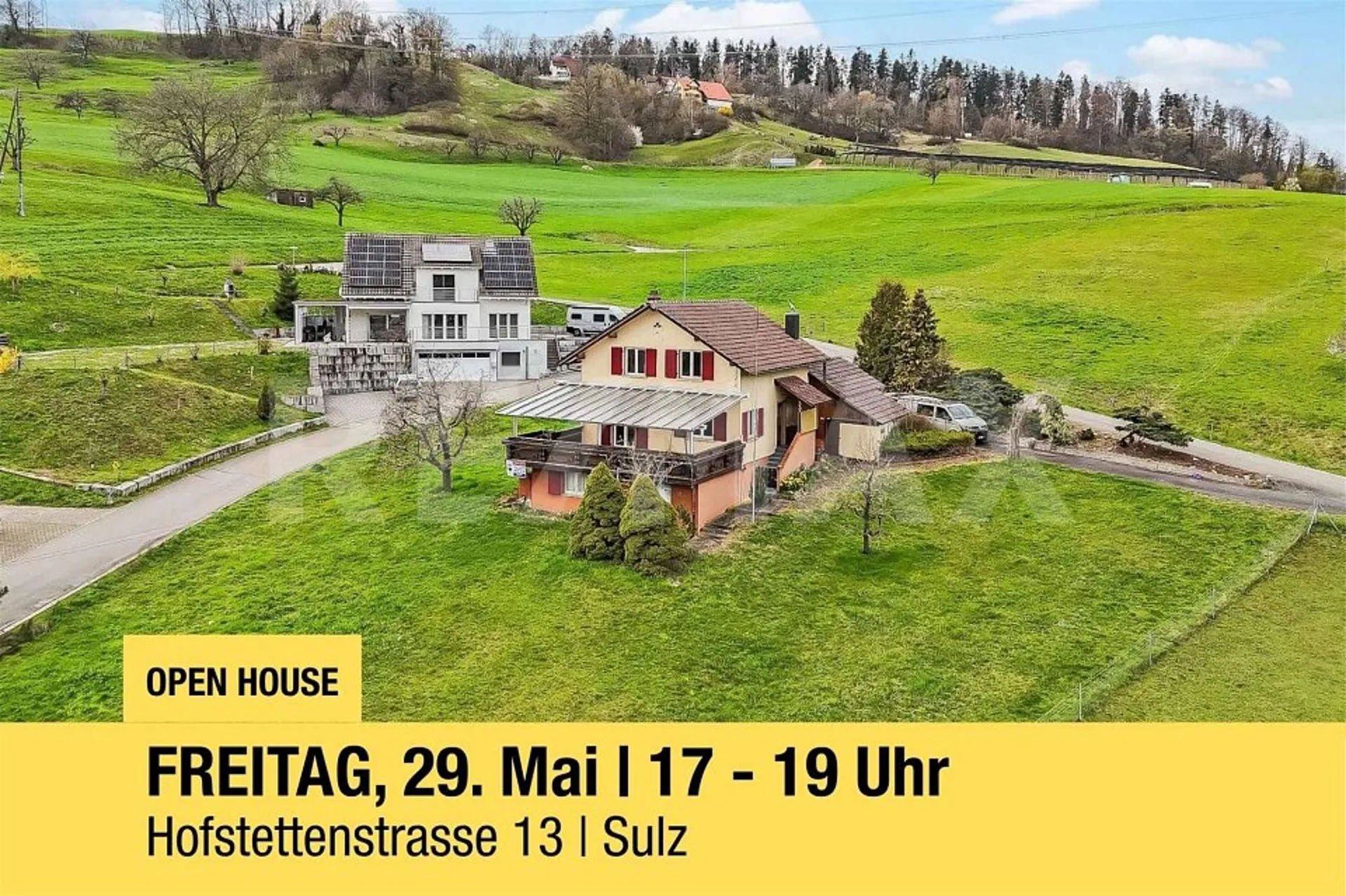 EFH mit 1770 m² Bauland  leicht erhöht mit schöner Aussicht in Sulz zu verkaufen