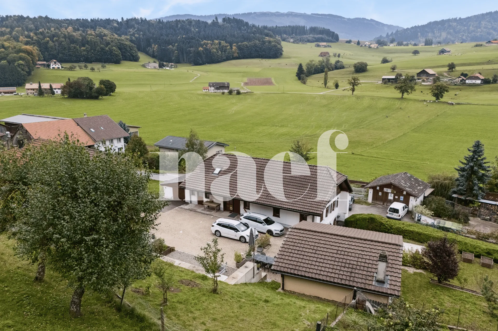 Schöne renovierte 5.5-Zimmer-Farm zum Verkauf in Senèdes