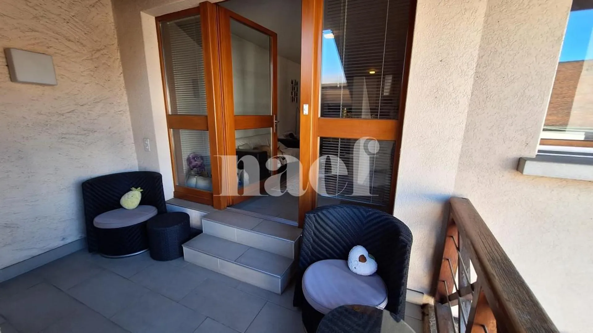 Très joli appartement meublé de 2.5 pièces au 1er étage avec terrasse