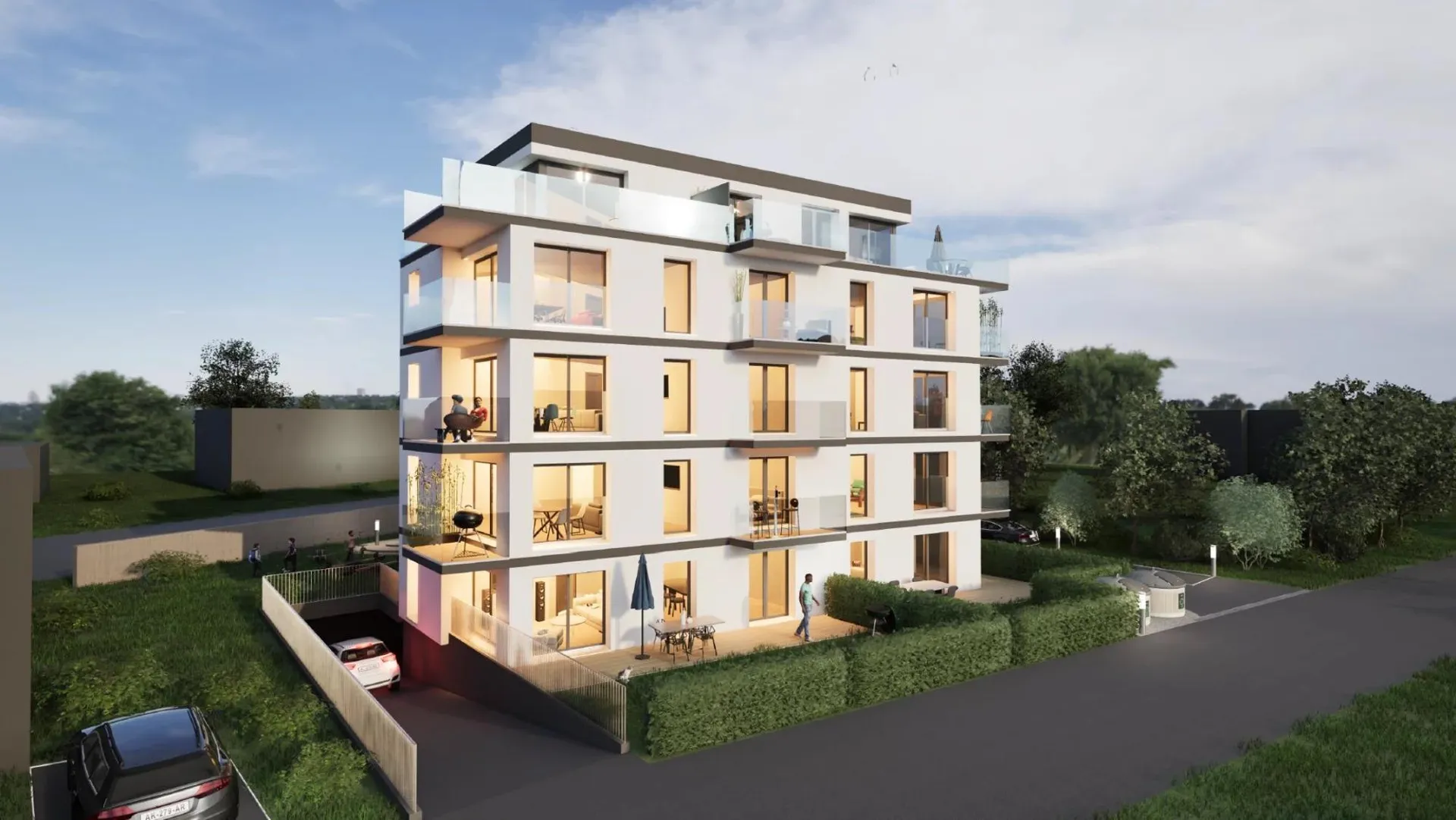 Appartement 3.5 pièces avec balcon orienté Sud-Est à Saxon