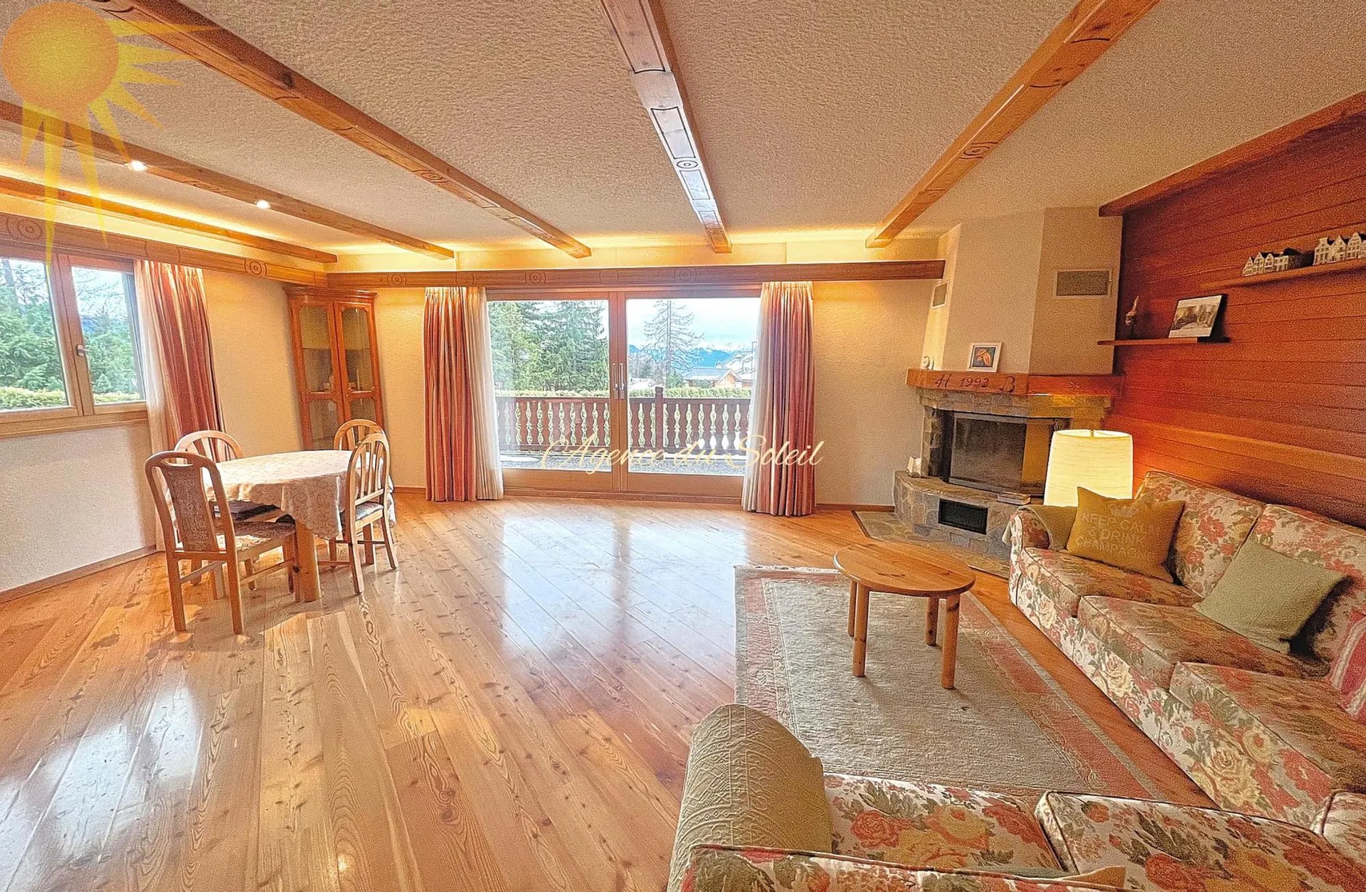 En Exclusivité ! Splendide chalet familial de 8.5 pièces dans un quartier prisé à Crans et en bordure du golf Ballesteros !