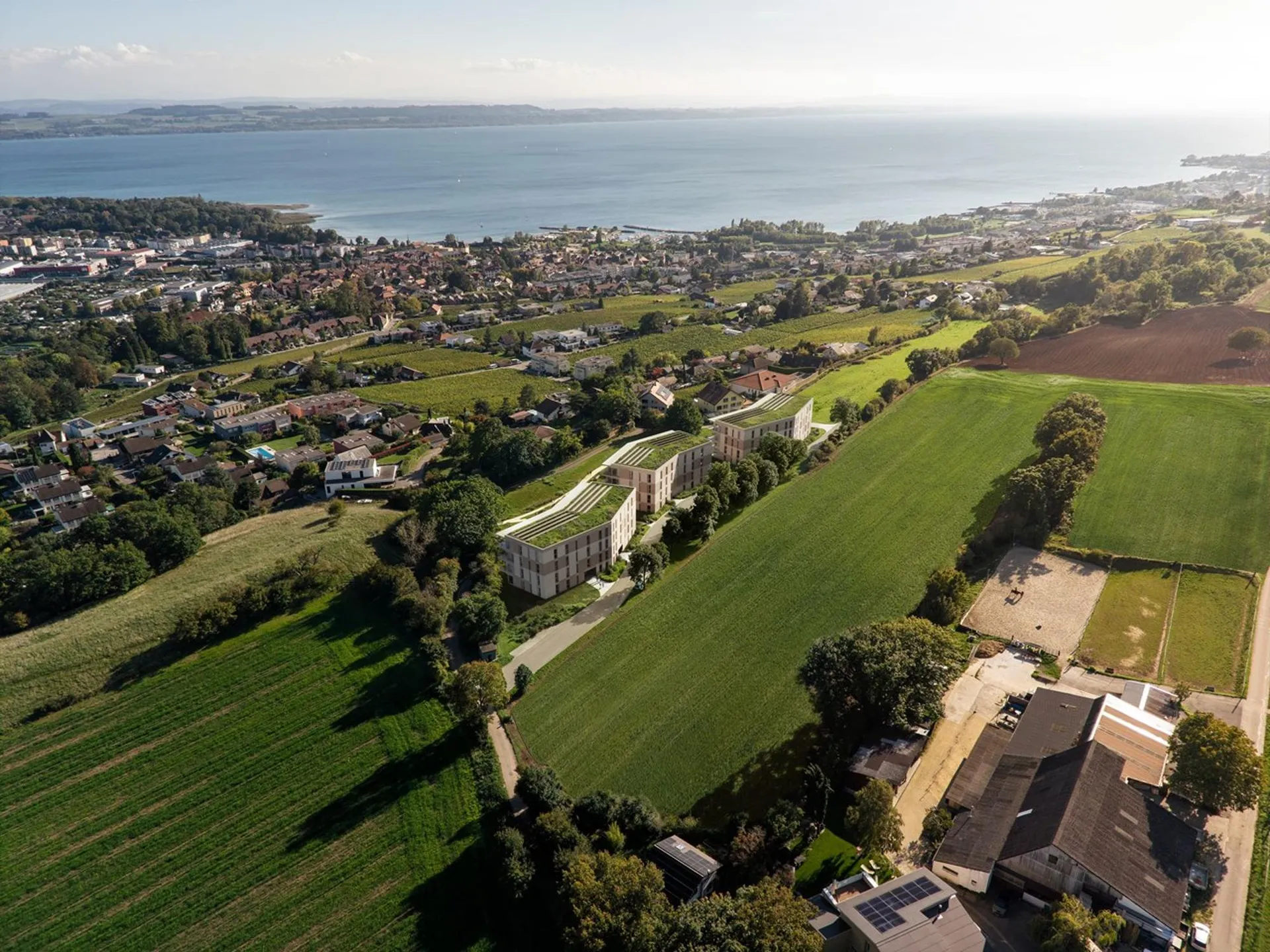 Nouveau projet à St-Blaise - 3.5 pièces avec vue lac