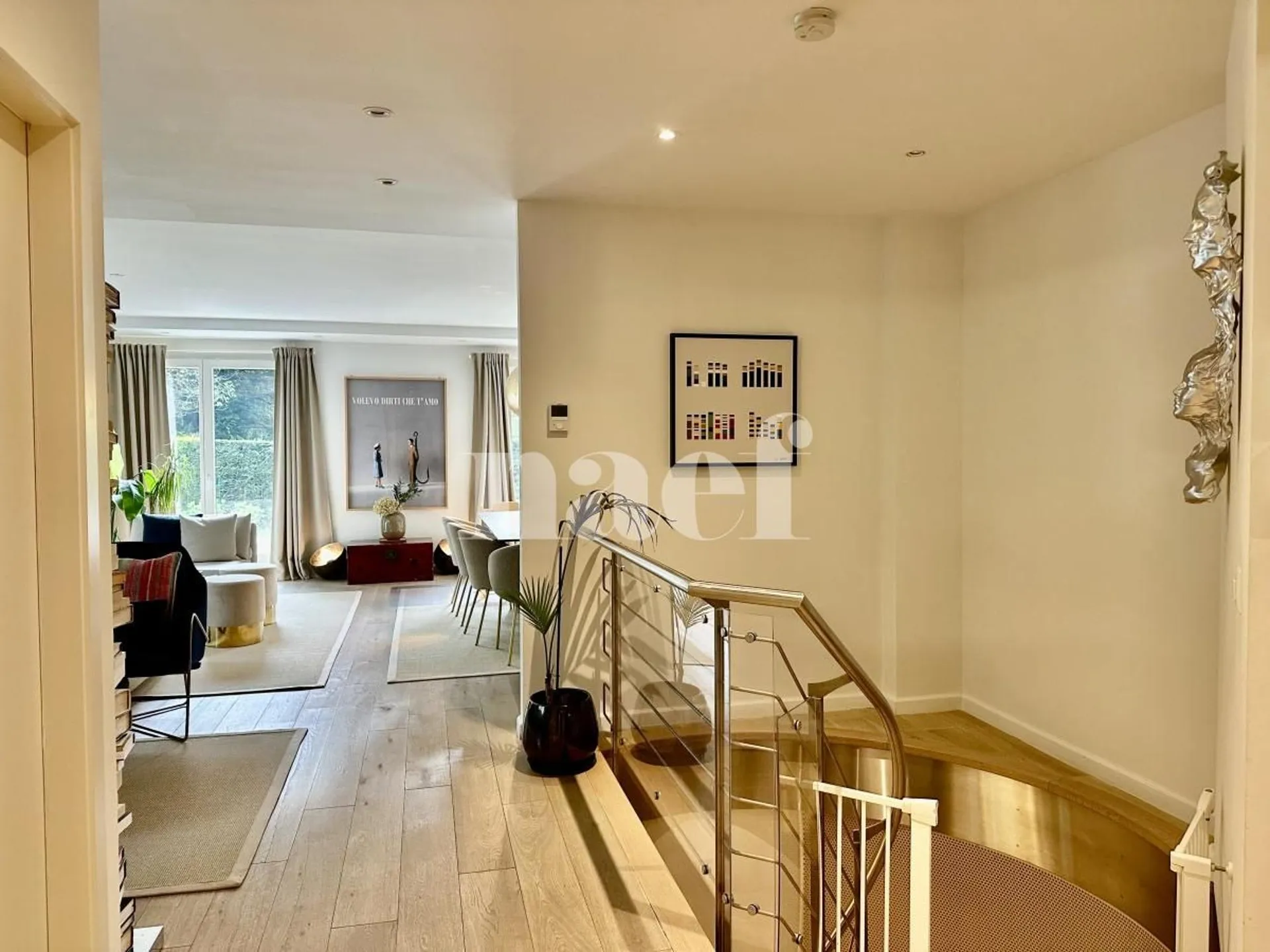 Beau duplex en souplex de 6 pièces avec terrasses et jardin privatif
