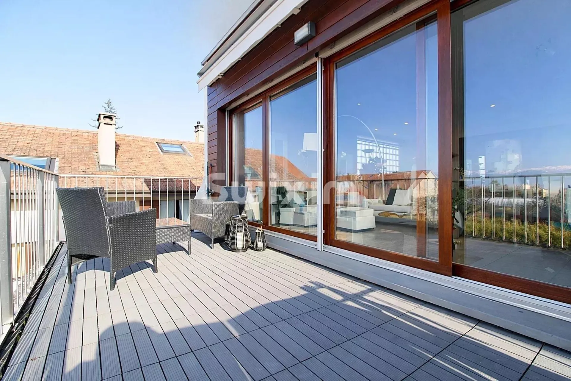 Confortable attique avec vue dégagée