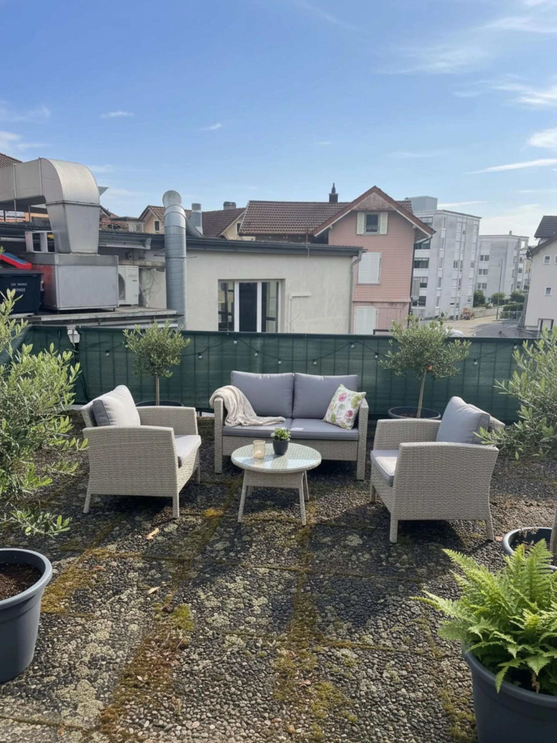 Unmöblierte 3-Zimmer-Wohnung mit eigener Terrasse in Rorschach