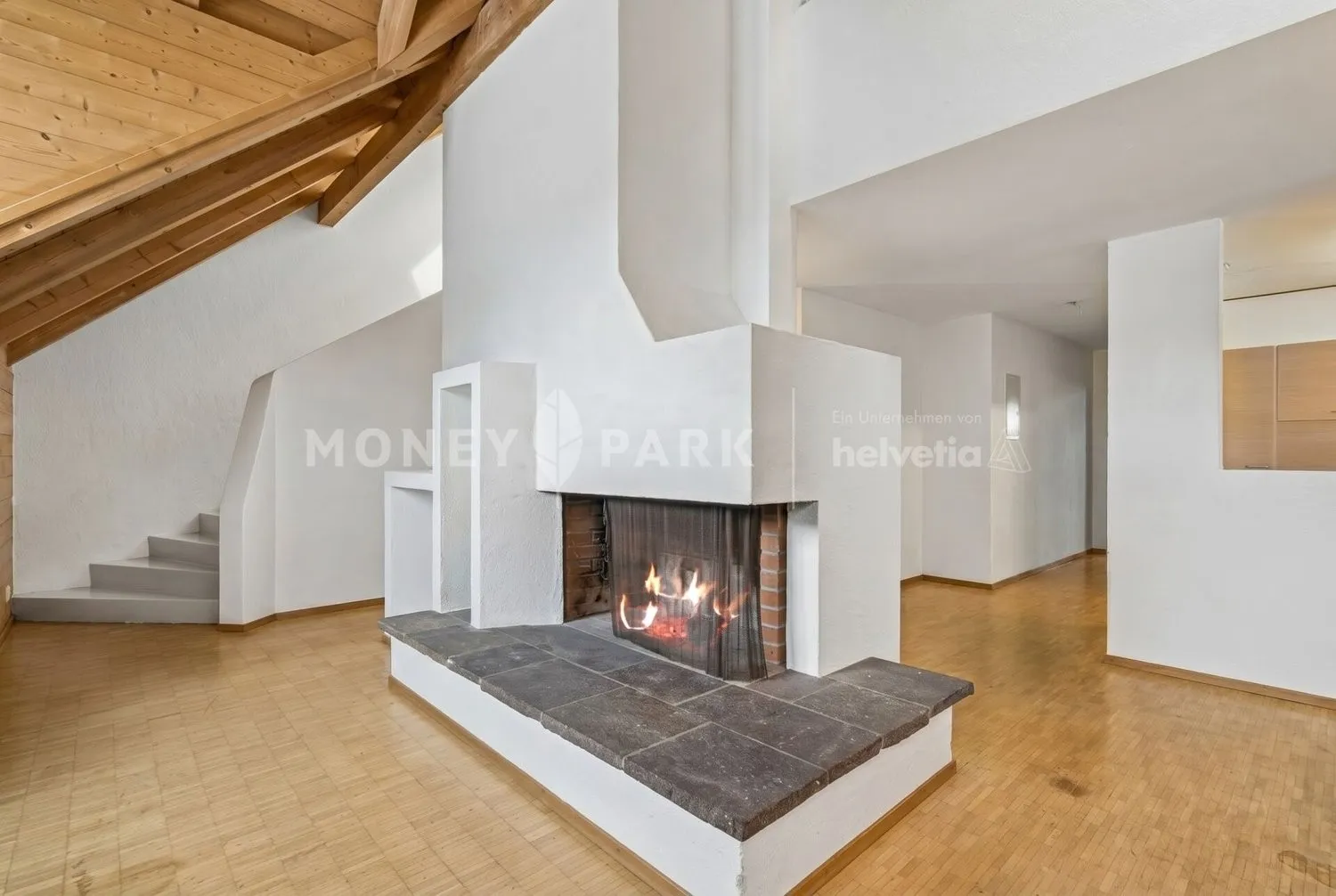4.5-Zimmer-Maisonette-Wohnung mit Cheminée