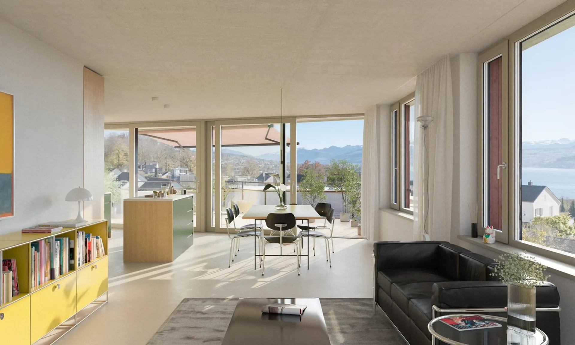 Naturnah & Modern - Neubau-Attikawohnungen in Meilen