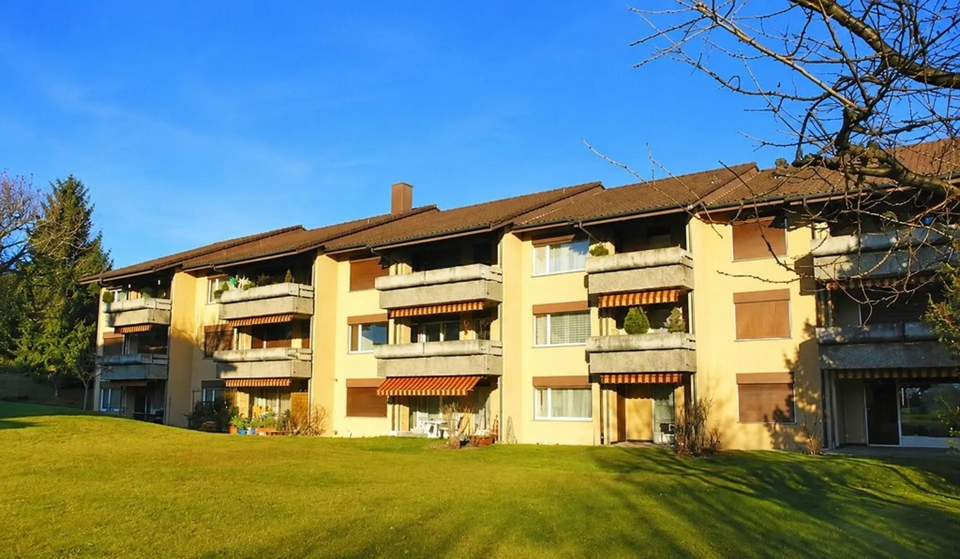 Gemütliche 3.5-Zimmerwohnung mit Parkett im Erdgeschoss