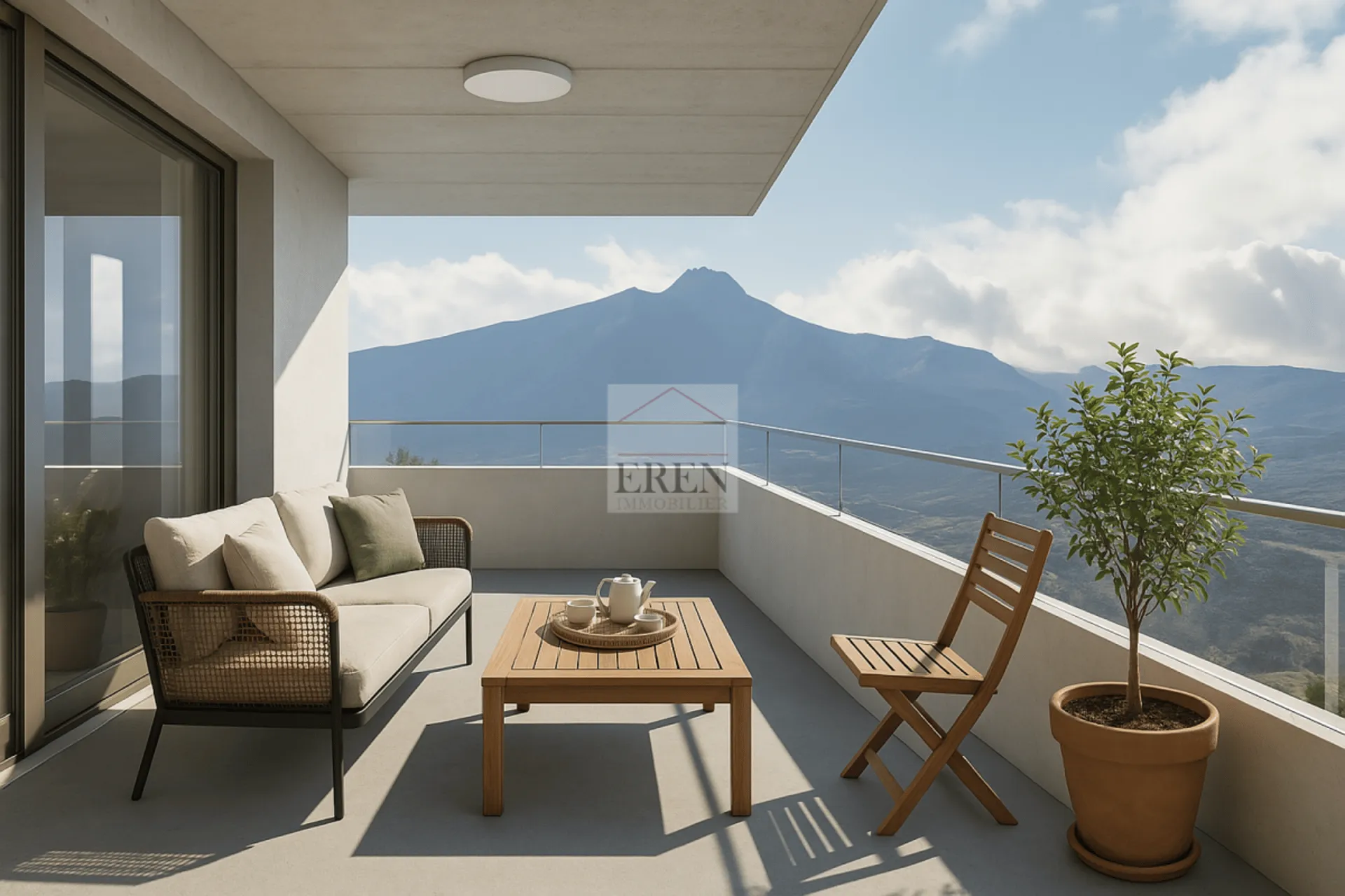 Spacieux attique 2,5 pièces de 68,5 m2 avec grande terrasse ouest de 42,50 m2