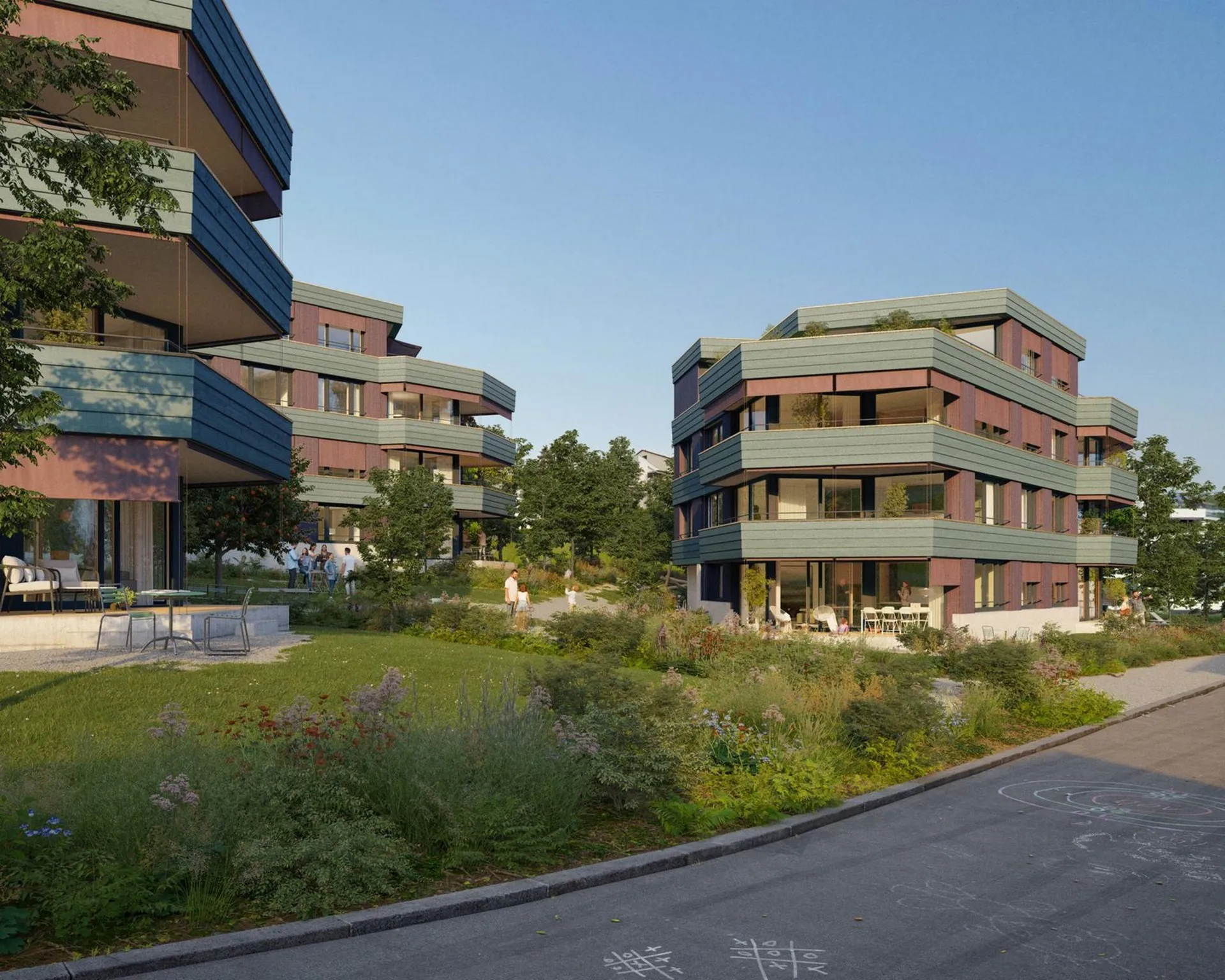 Privatsphäre & Gemeinschaft - Neubauwohnungen in Meilen