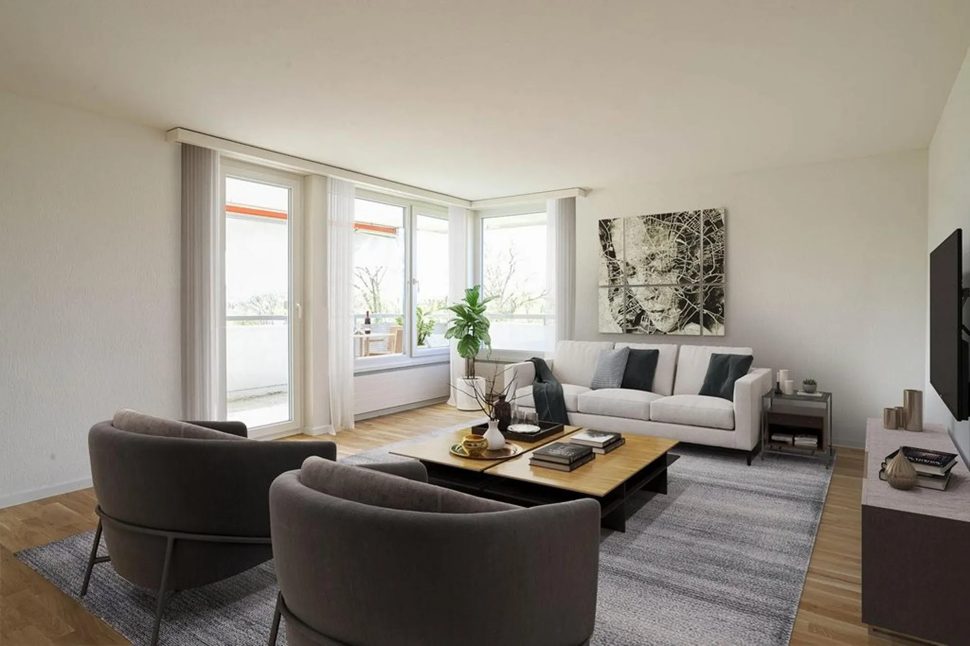4.5 Zimmer-Wohnung mit traumhafter Ausblick!