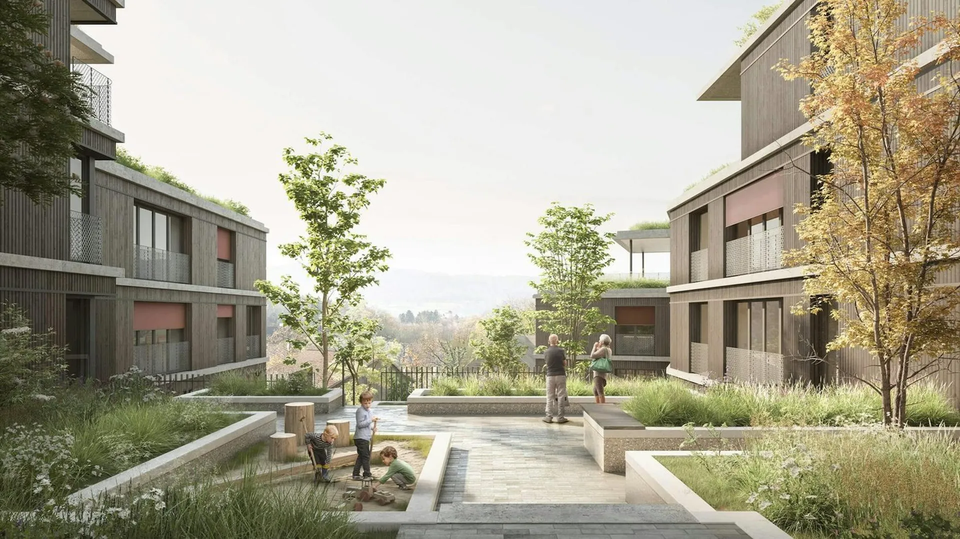 Stilvolle 3.5-Zimmerwohnung mit Balkon & Sitzplatz