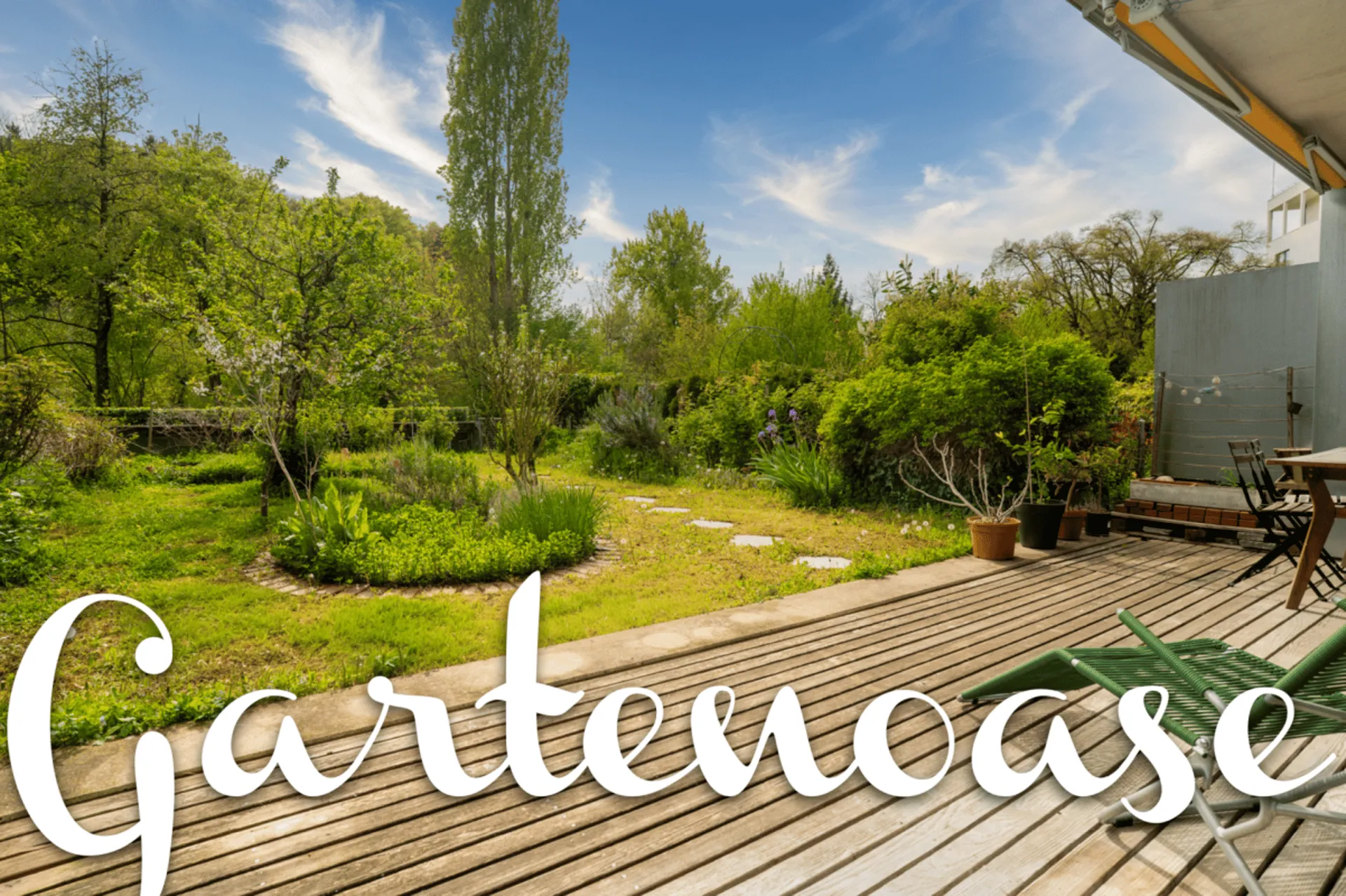 Gepflegte 2.5 Zimmer Wohnung mit grosszügigem Garten