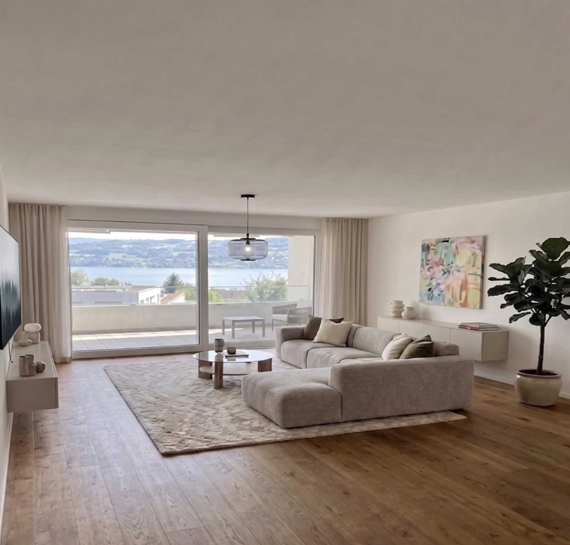 Erstbezug nach Vollsanierung: 2.5-Zimmer-Wohnung (85 m2) mit Seesicht