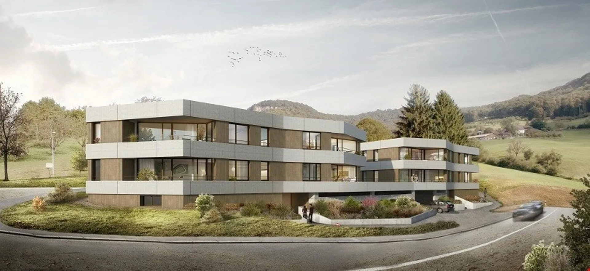 Moderne 3.5-Zimmer-Wohnung mit Balkon und Garage in Sissach