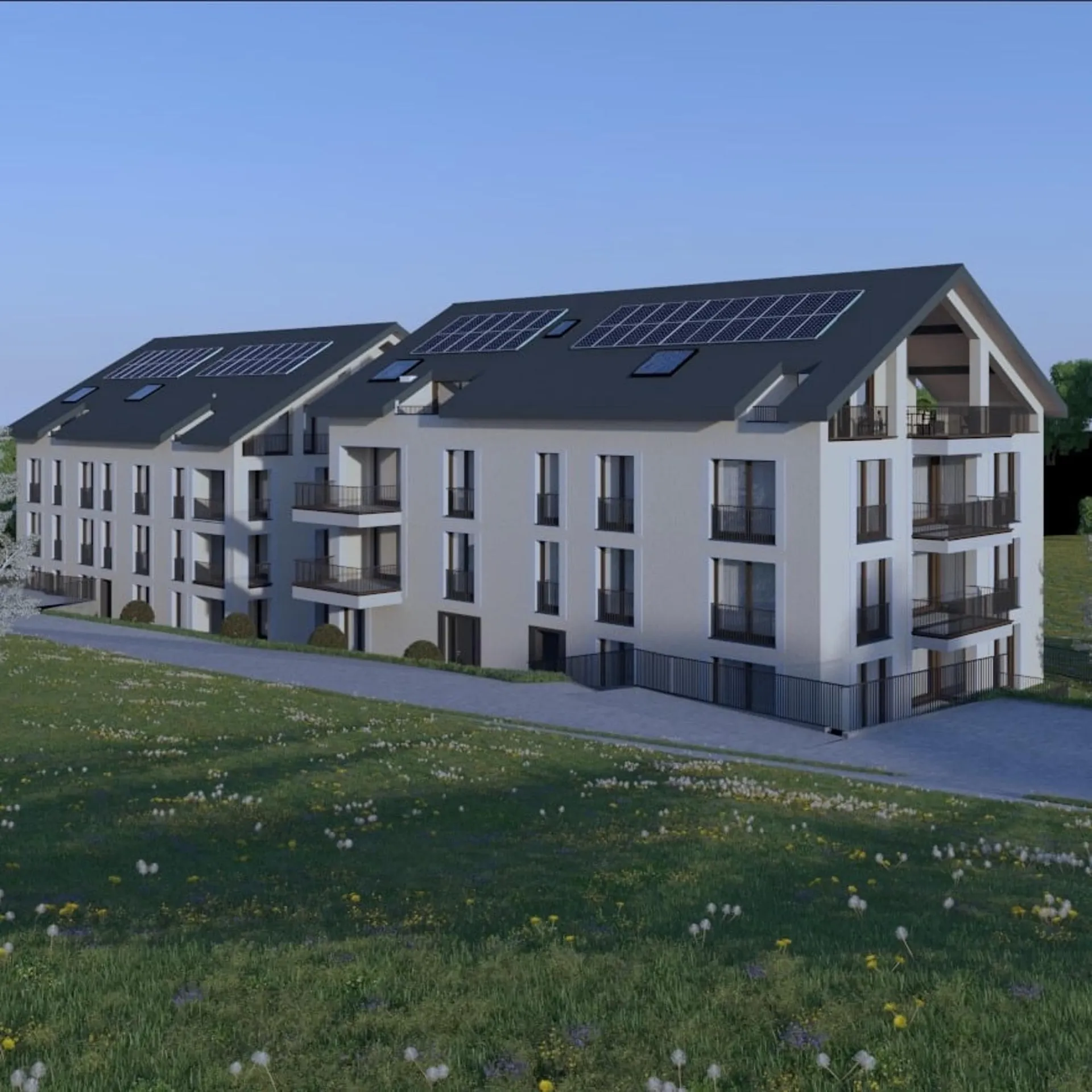 Neubau 2026 - moderne 3.5-Zimmer-Wohnung mit Terrasse