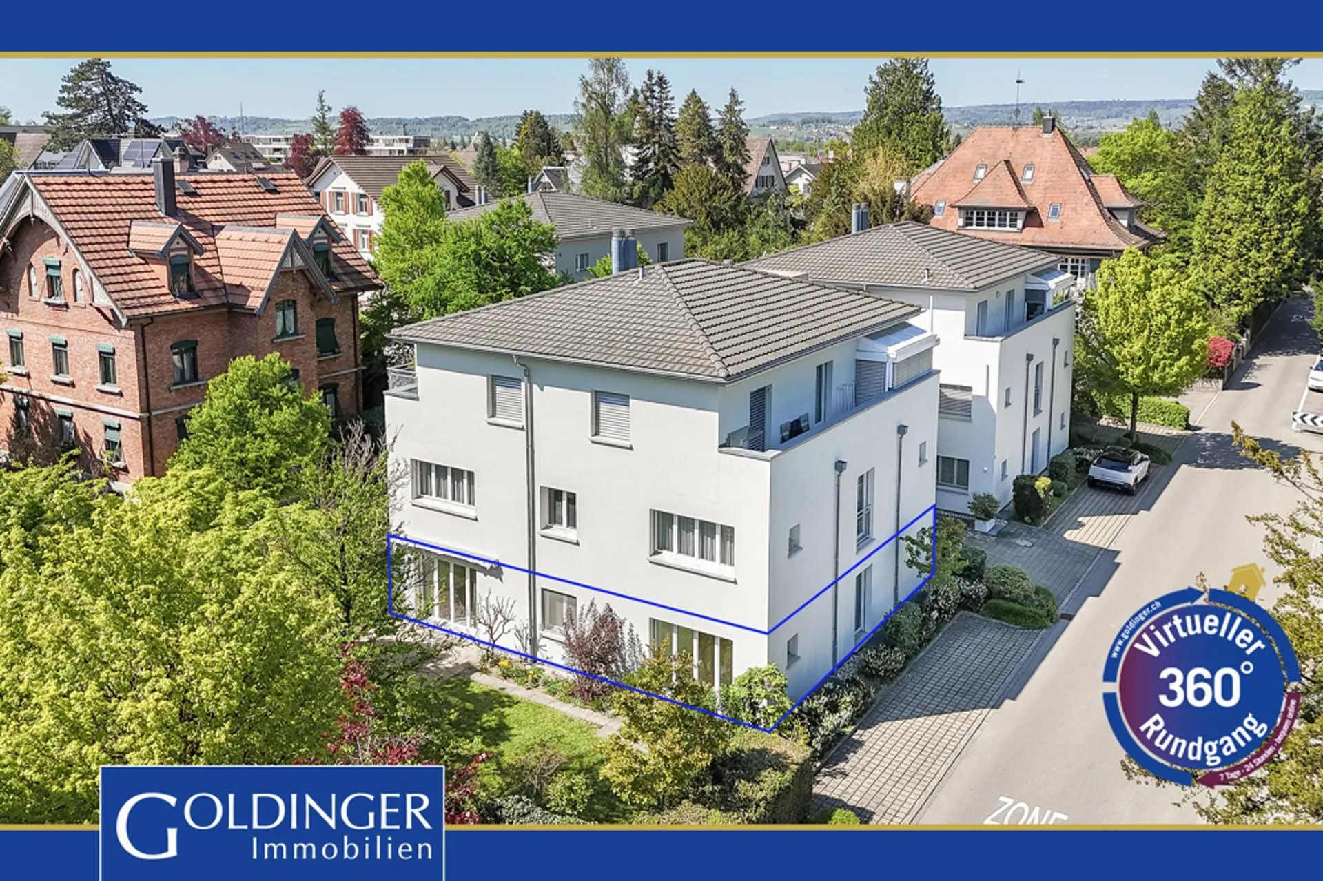 Helles Wohnen mit sonnigem Aussenbereich an bevorzugter Lage