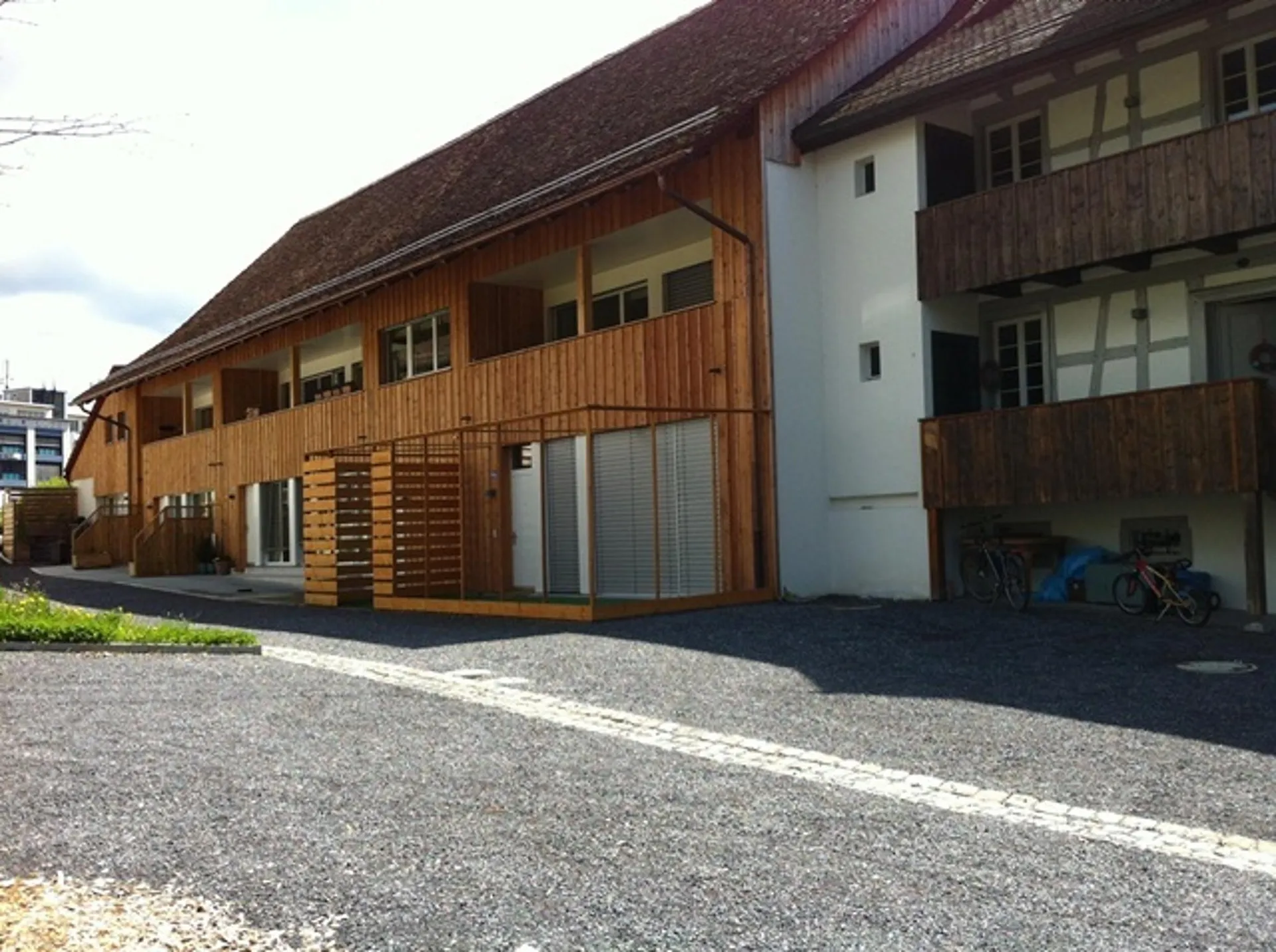 Modern wohnen in historischem Gebäude
