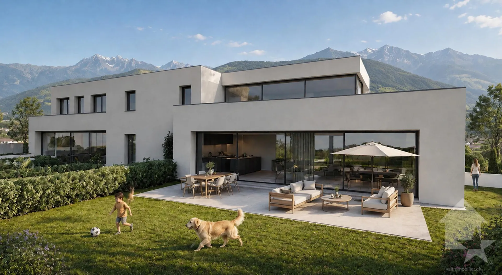 Magnifique projet d'un rez-de-jardin de 4.5 pièces