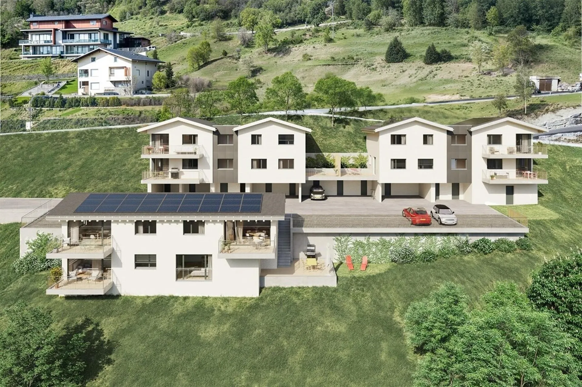 Appartement neuf de 4,5 pièces en rez-de-jardin