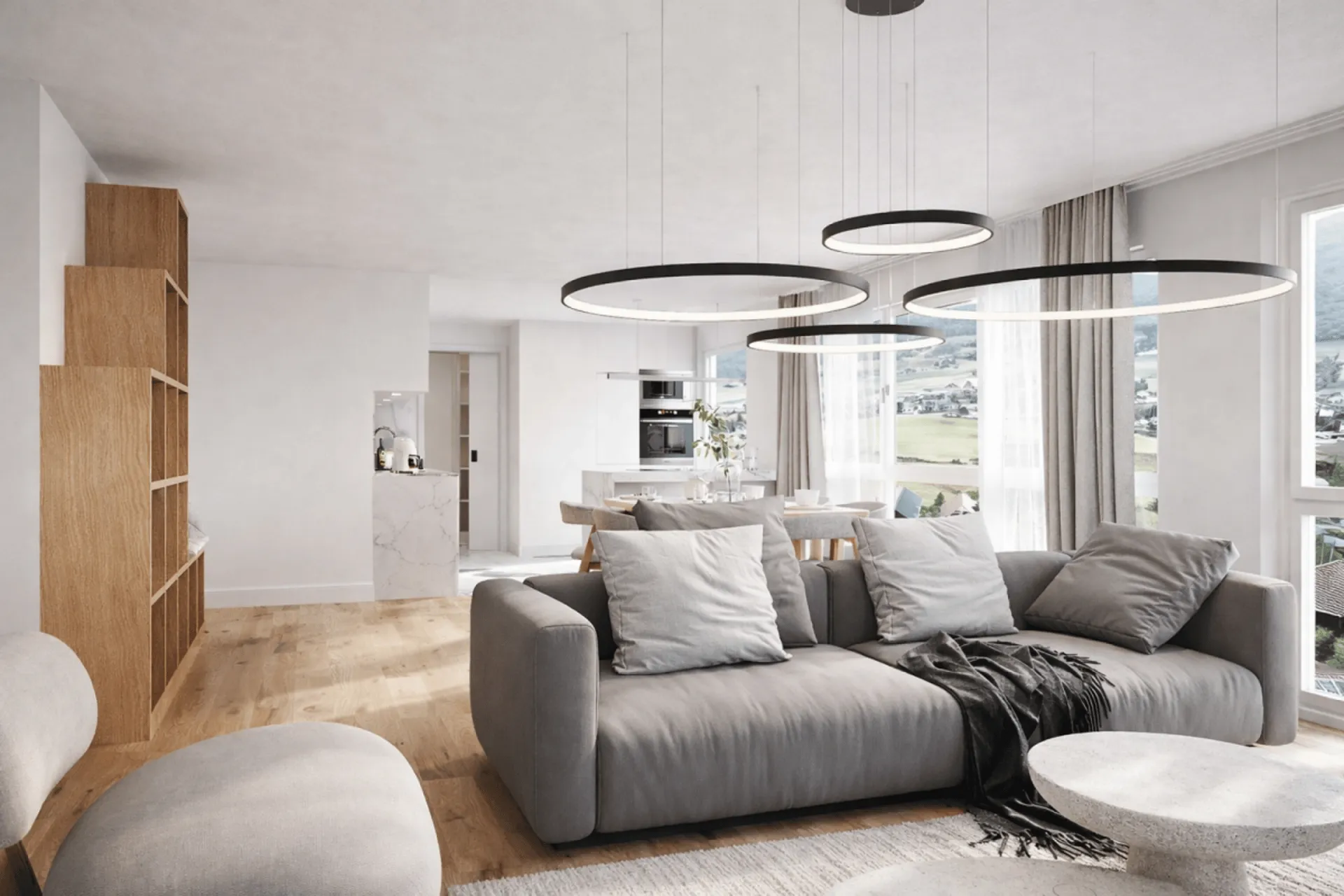 2.5- Zimmer Eigentumswohnung mit Nordterrrasse