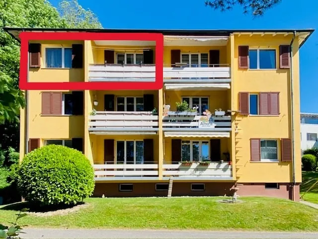 Charmante 3-Zimmer-Wohnung mit Balkon und schöner Aussicht in Attiswil