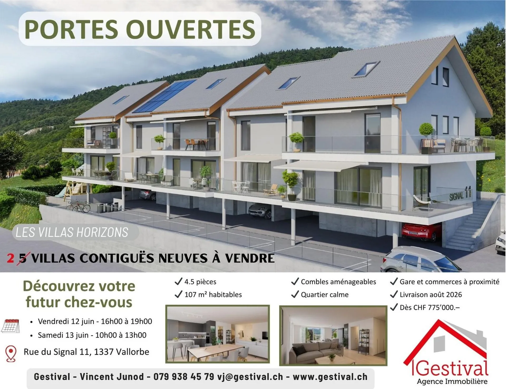 Villas Horizons – Vallorbe
