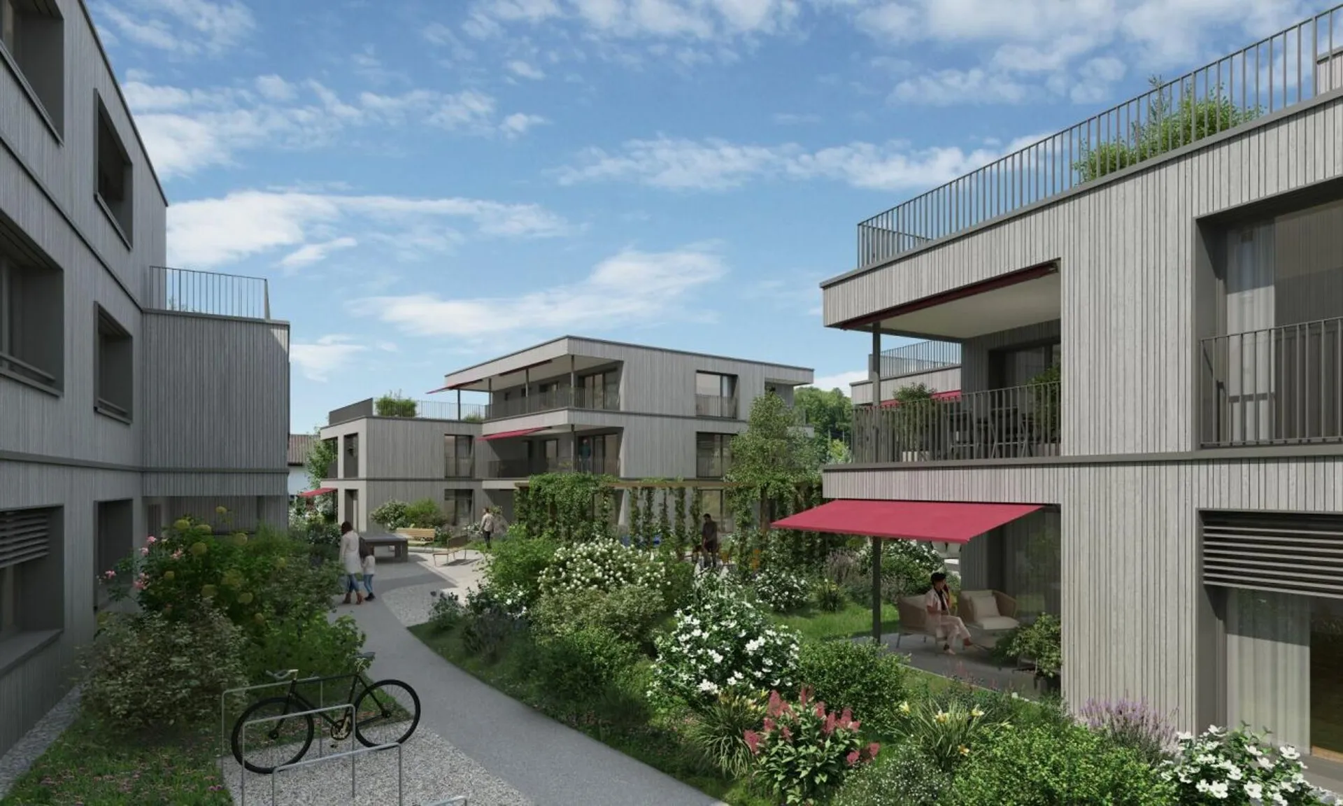 Moderne, grosse Garten-Maisonette-Wohnung an ruhiger Lage