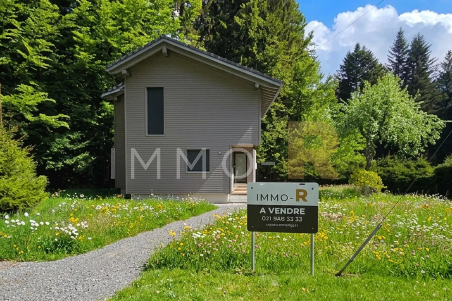 Chalet 5,5 pièces entièrement rénové au calme, entre verdure et forêt