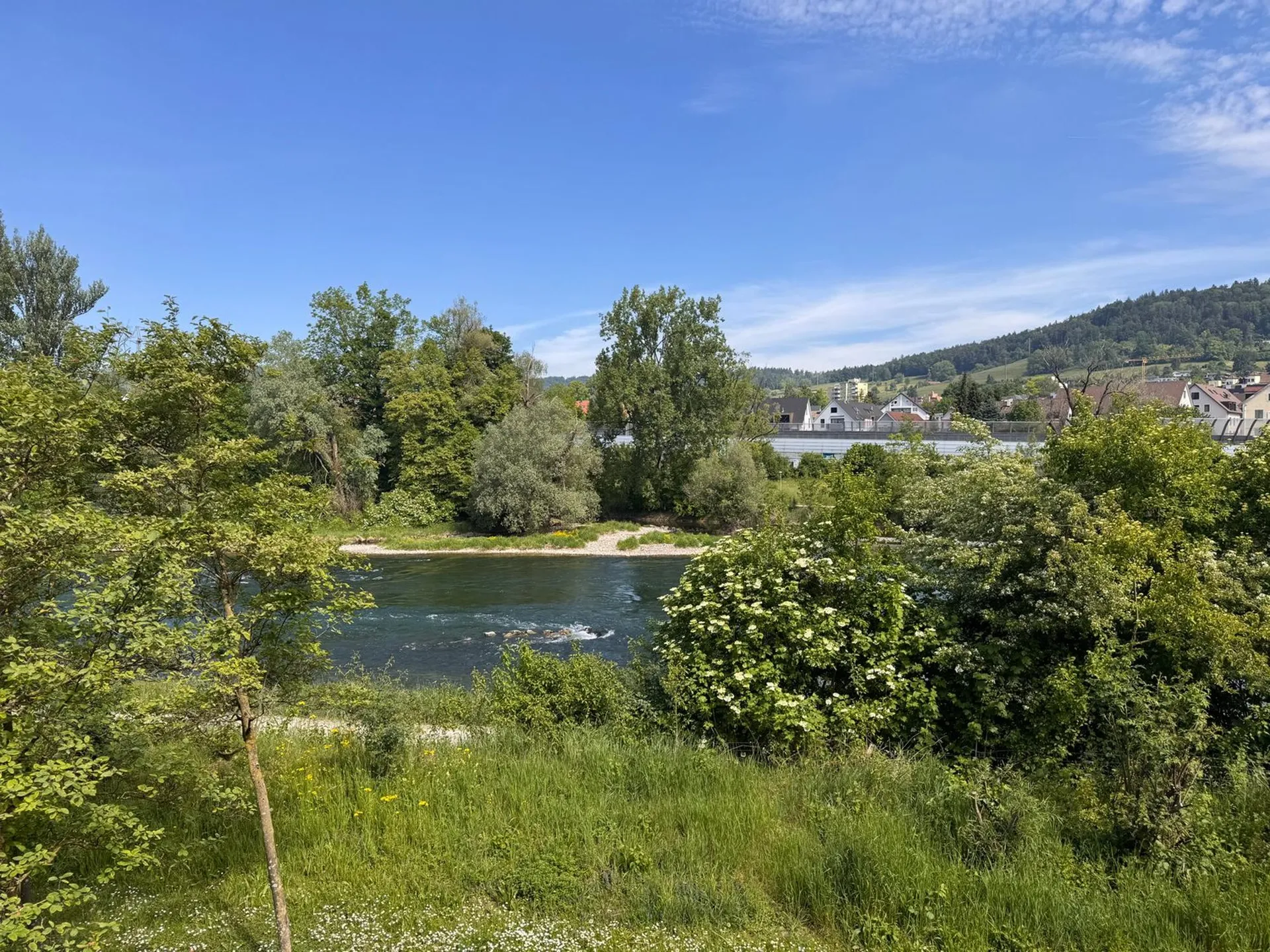 Exklusives Bijou mit traumhaftem Blick auf die Limmat und ins Grüne
