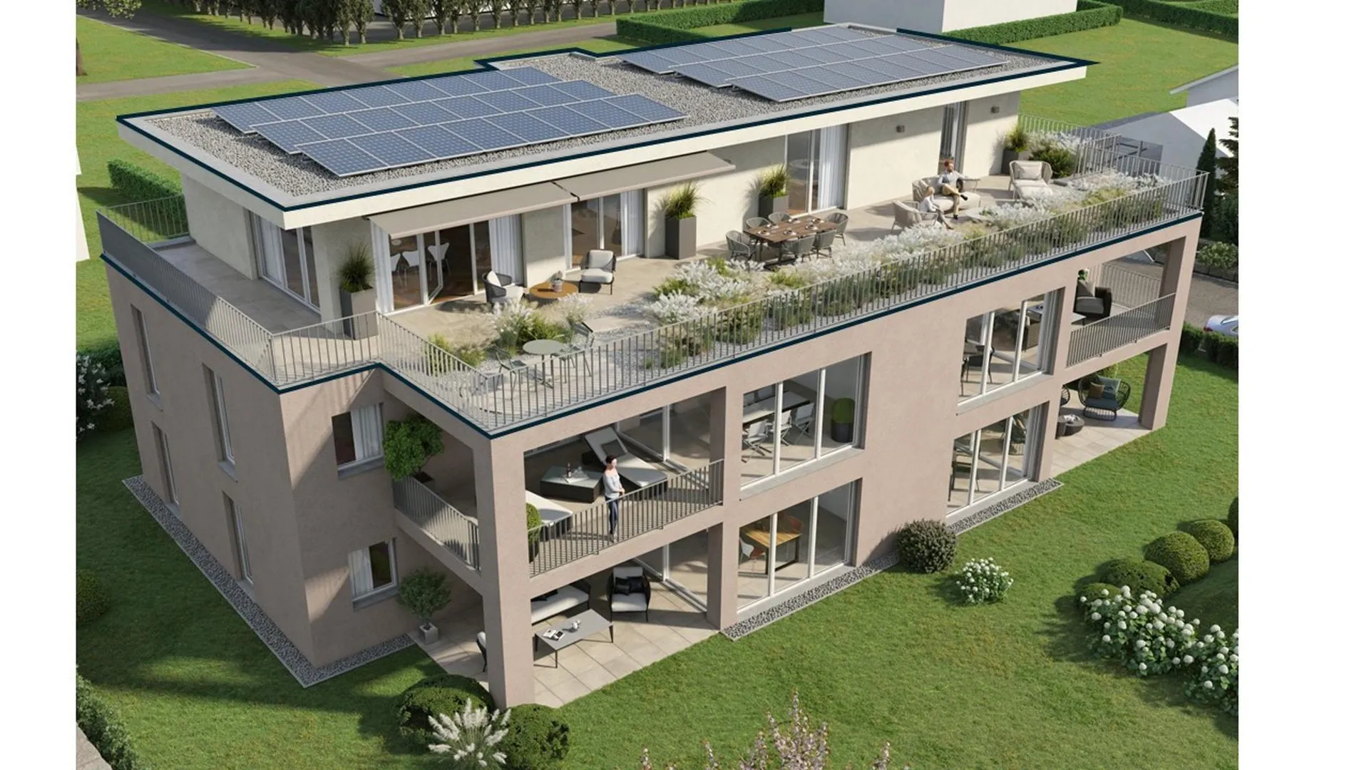 HELL, GERäUMIG UND MODERN MIT GROSSER TERRASSE / WOHNUNG BS5