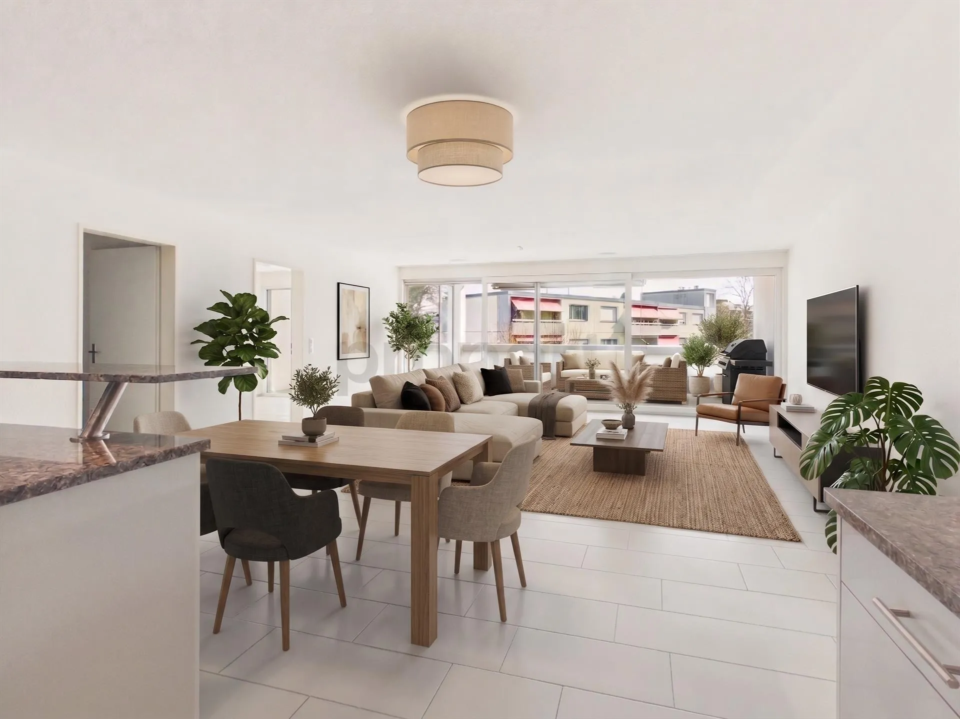Grosszügige Wohnung in zentraler Lage mit Balkon, Wintergarten & 2 ...