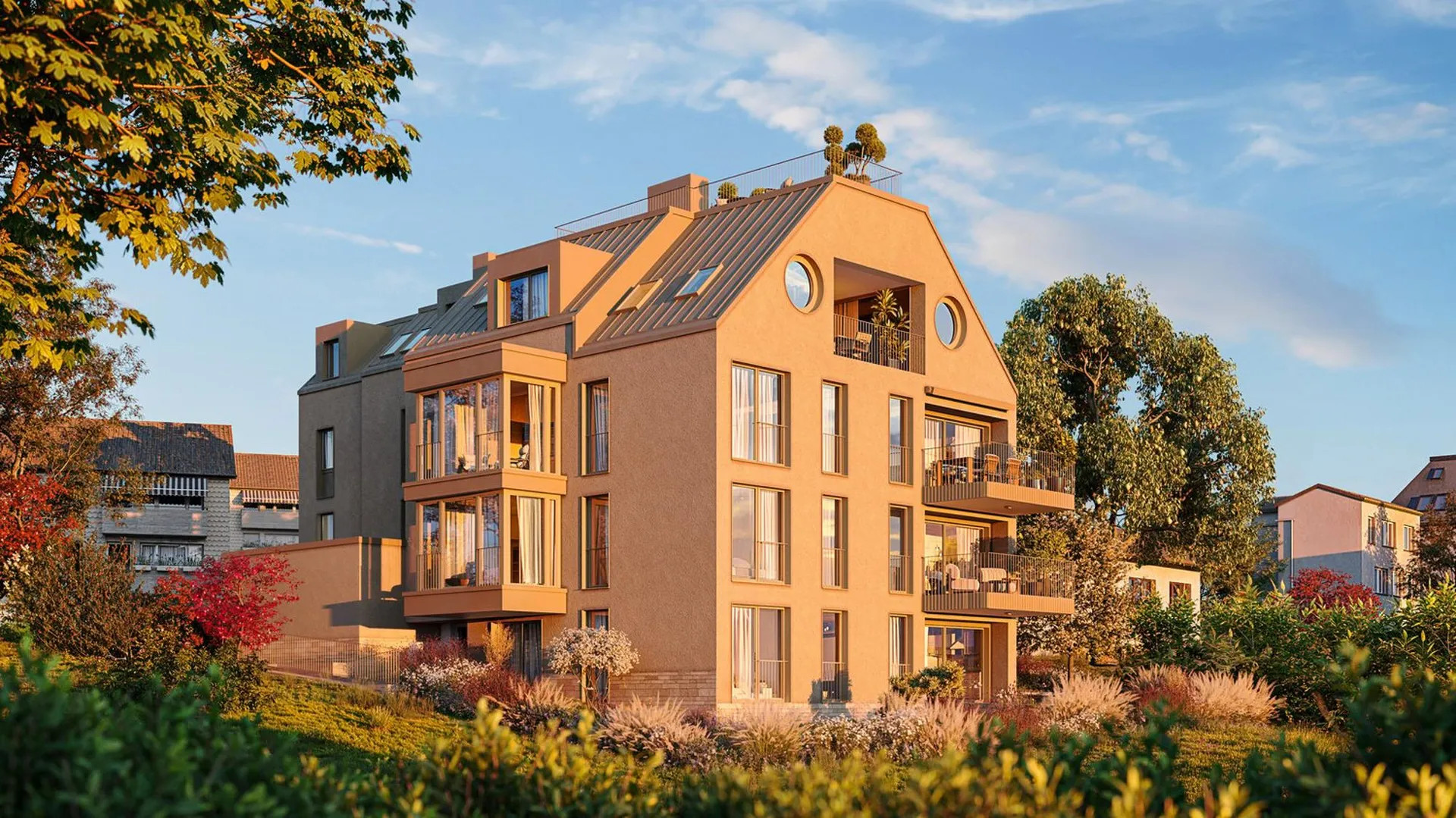 Moderne 4.5-Zimmer-Wohnung mit Südbalkon in Zürich Witikon