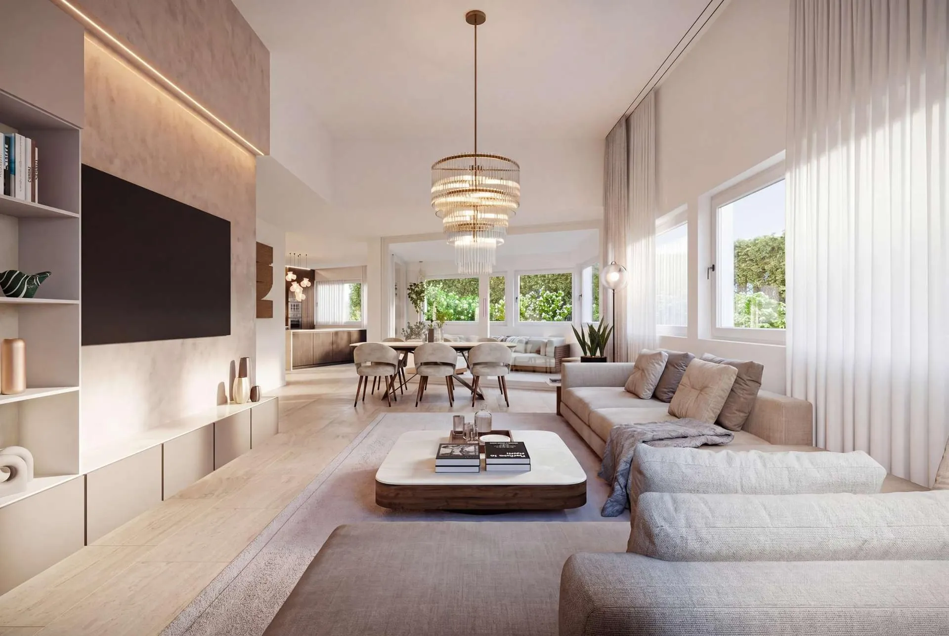 Luxuriöse 5.5-Zimmerwohnung mit über 3 Meter Deckenhöhe - komplett modernisiert in Zürich Witikon