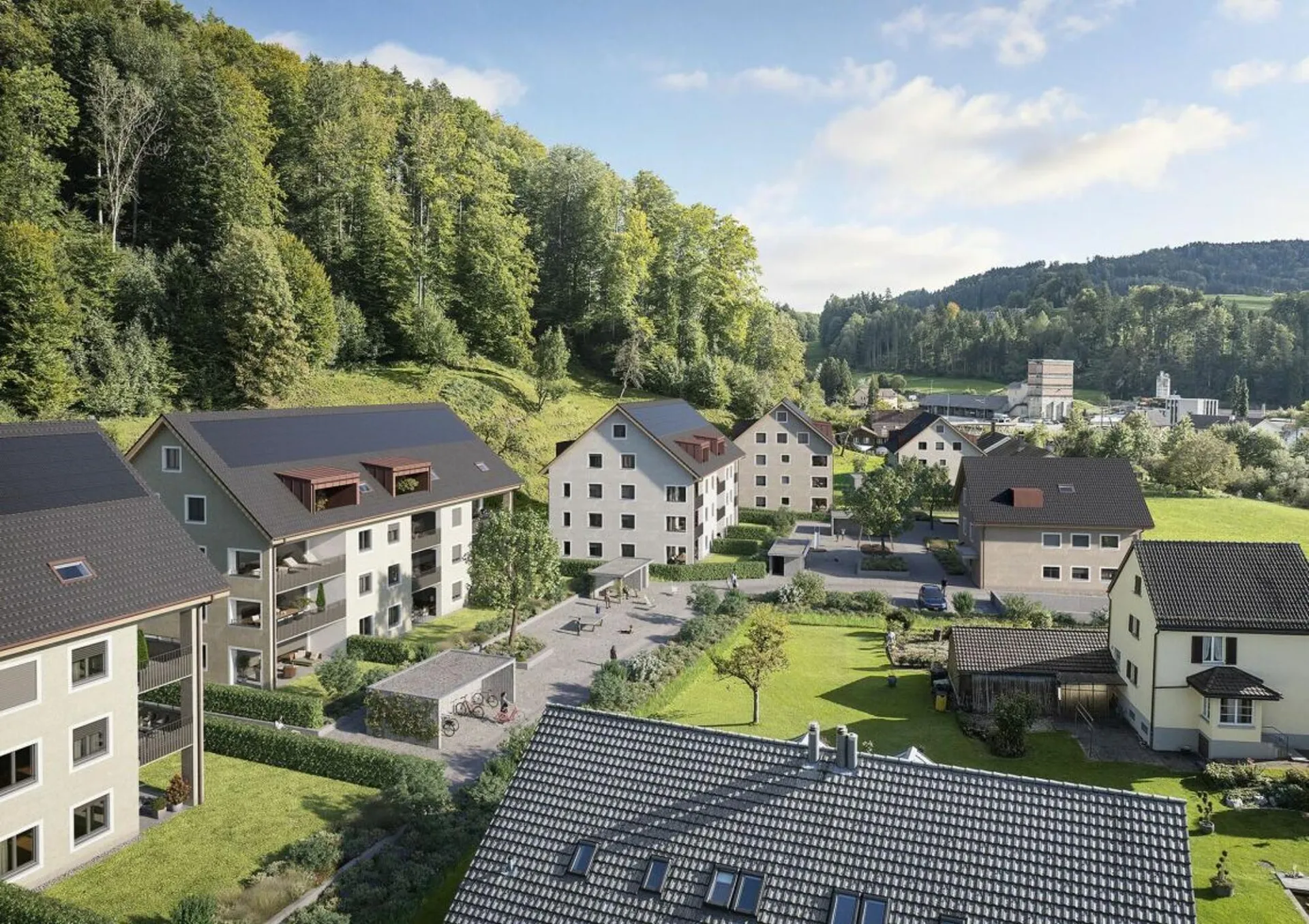 Dach-Maisonettwohnung in ruhiger, grüner Umgebung