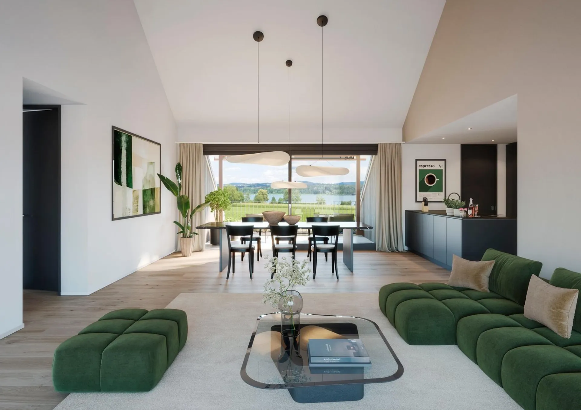 Neubau "SERAEL" - Unverbaubare Sicht auf den Greifensee, ruhig und dorfnah