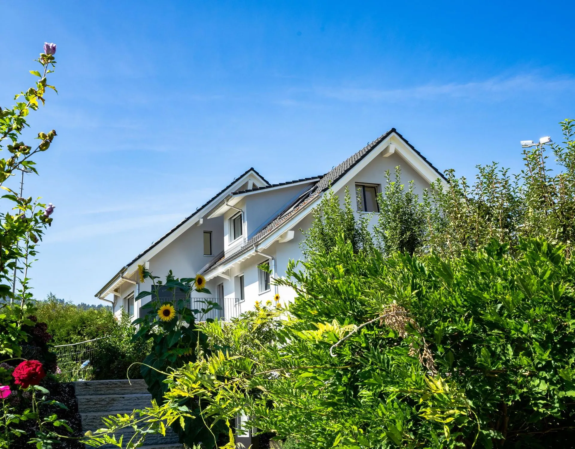 Neue grosse Gartenwohnung inkl. Garage und Parkplatz an guter Lage